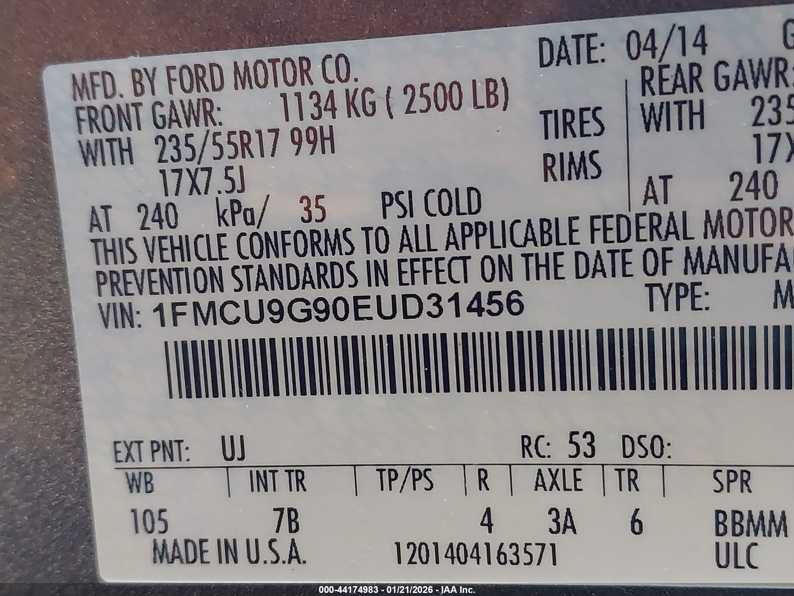 FORD ESCAPE image 9