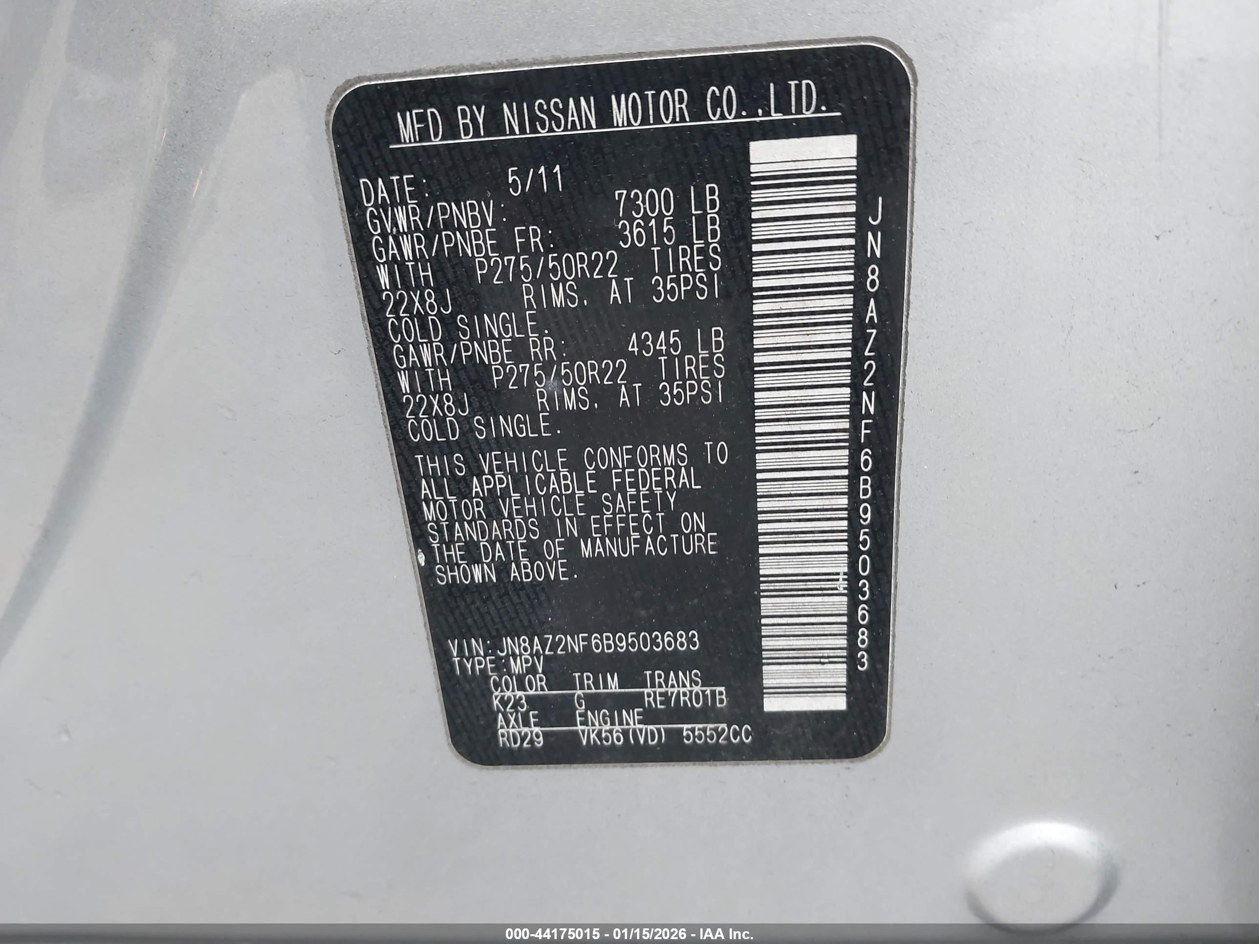 INFINITI QX56 image 9