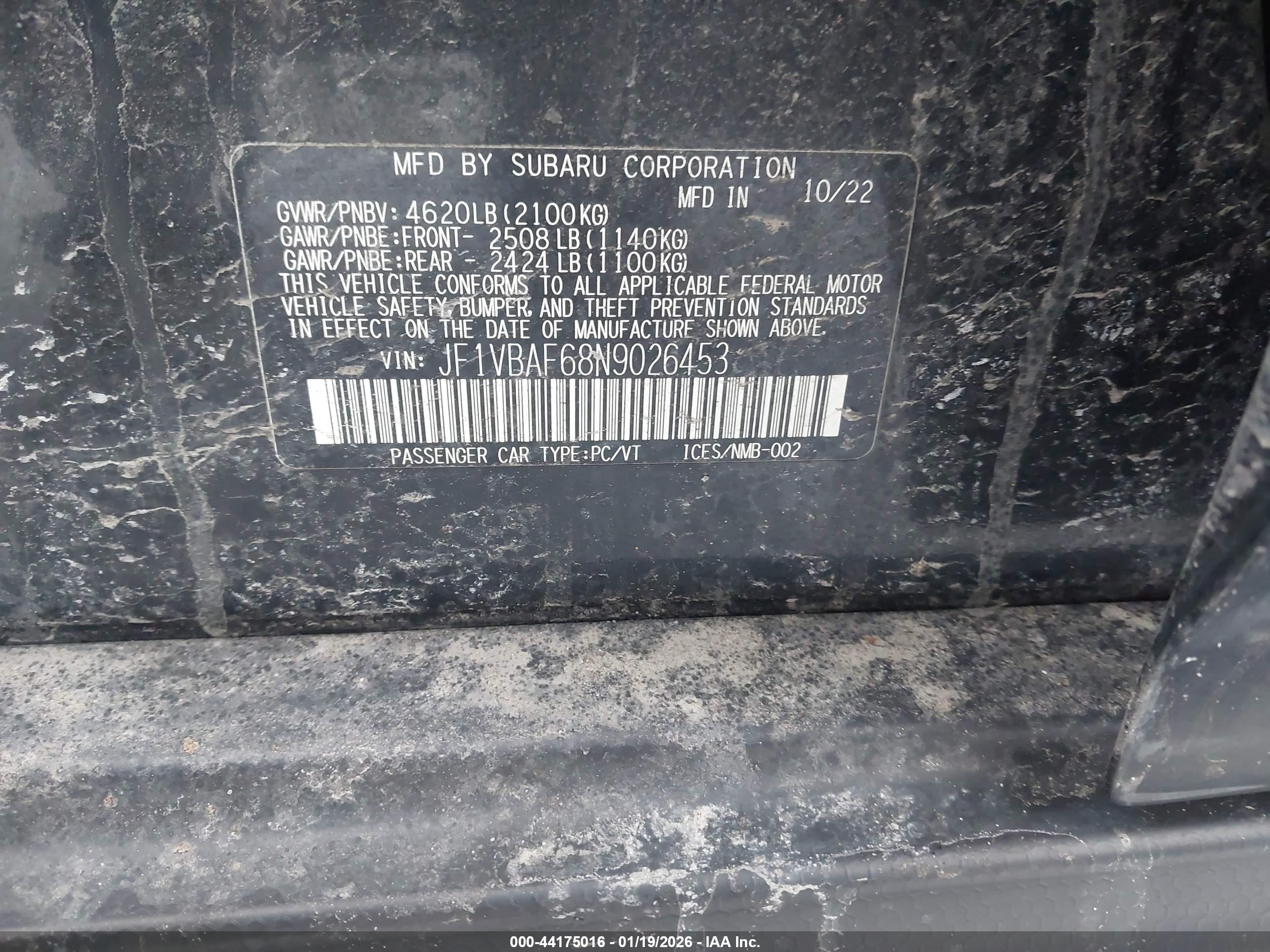 SUBARU WRX image 9