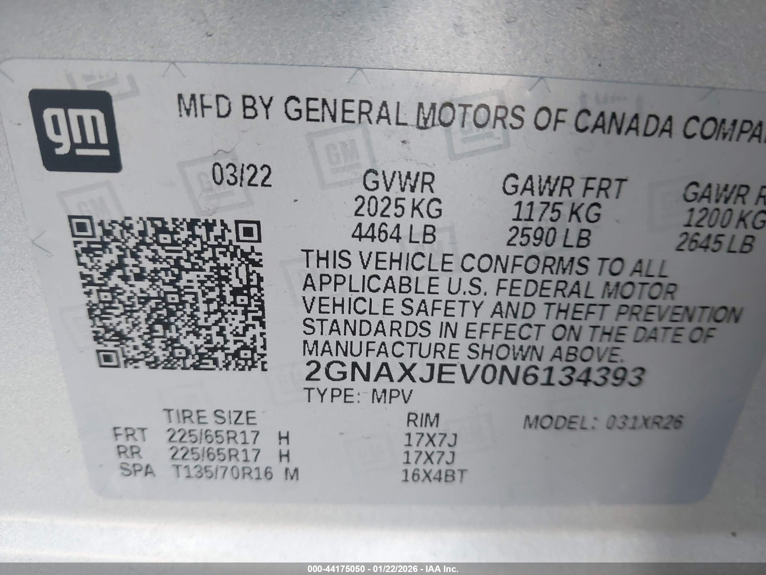 CHEVROLET EQUINOX image 9