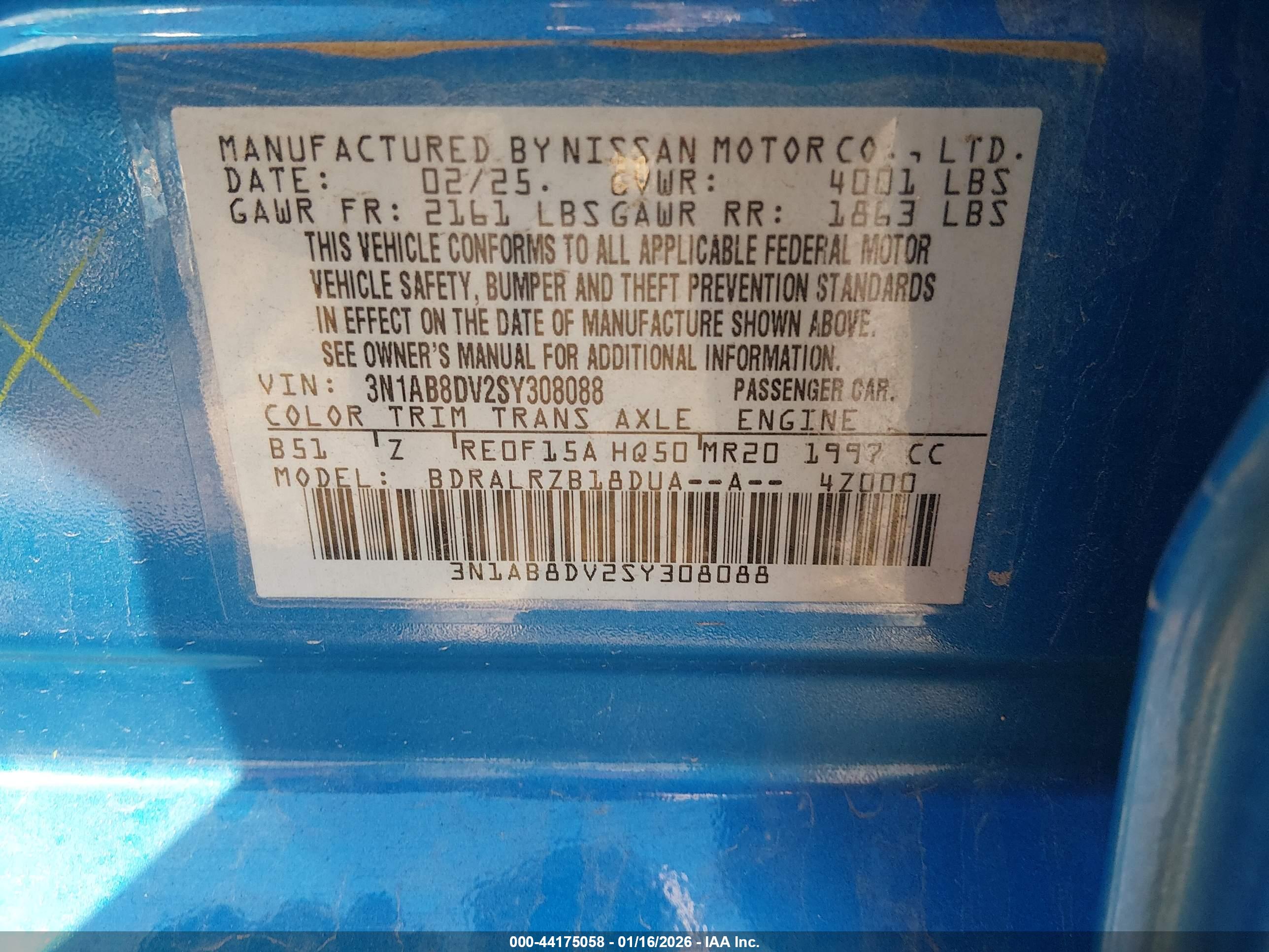 NISSAN SENTRA image 9