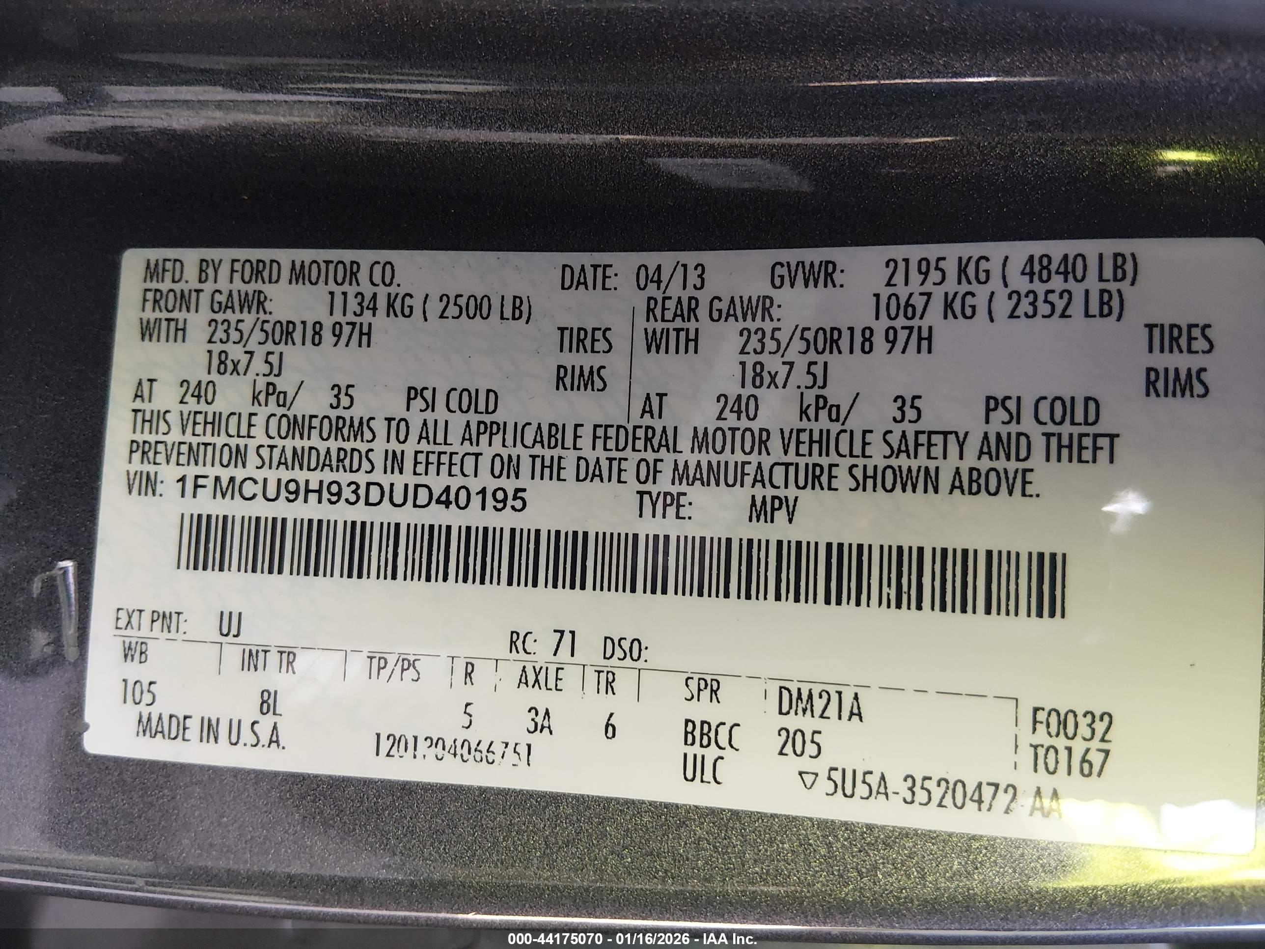 FORD ESCAPE image 9