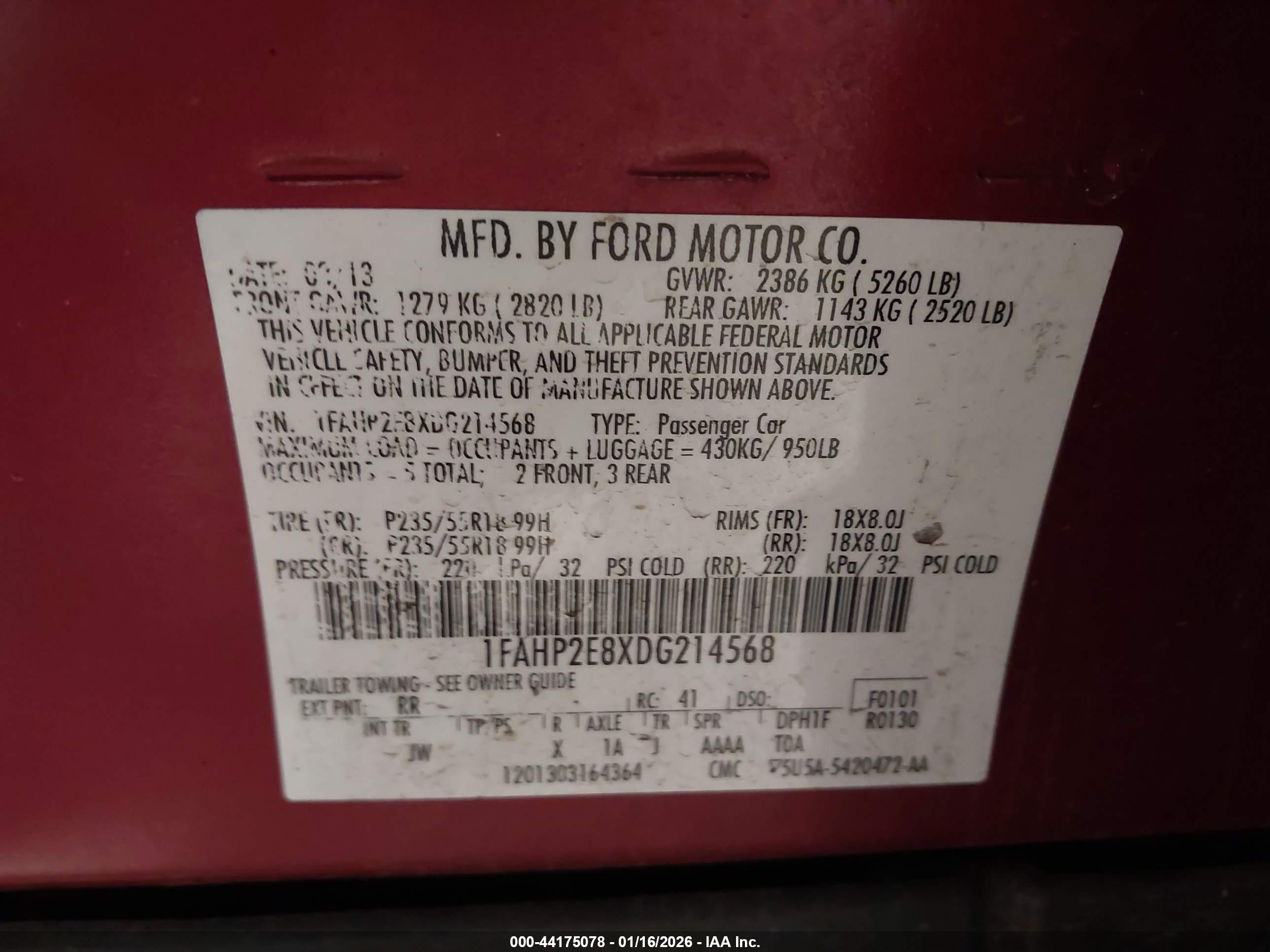 FORD TAURUS image 9