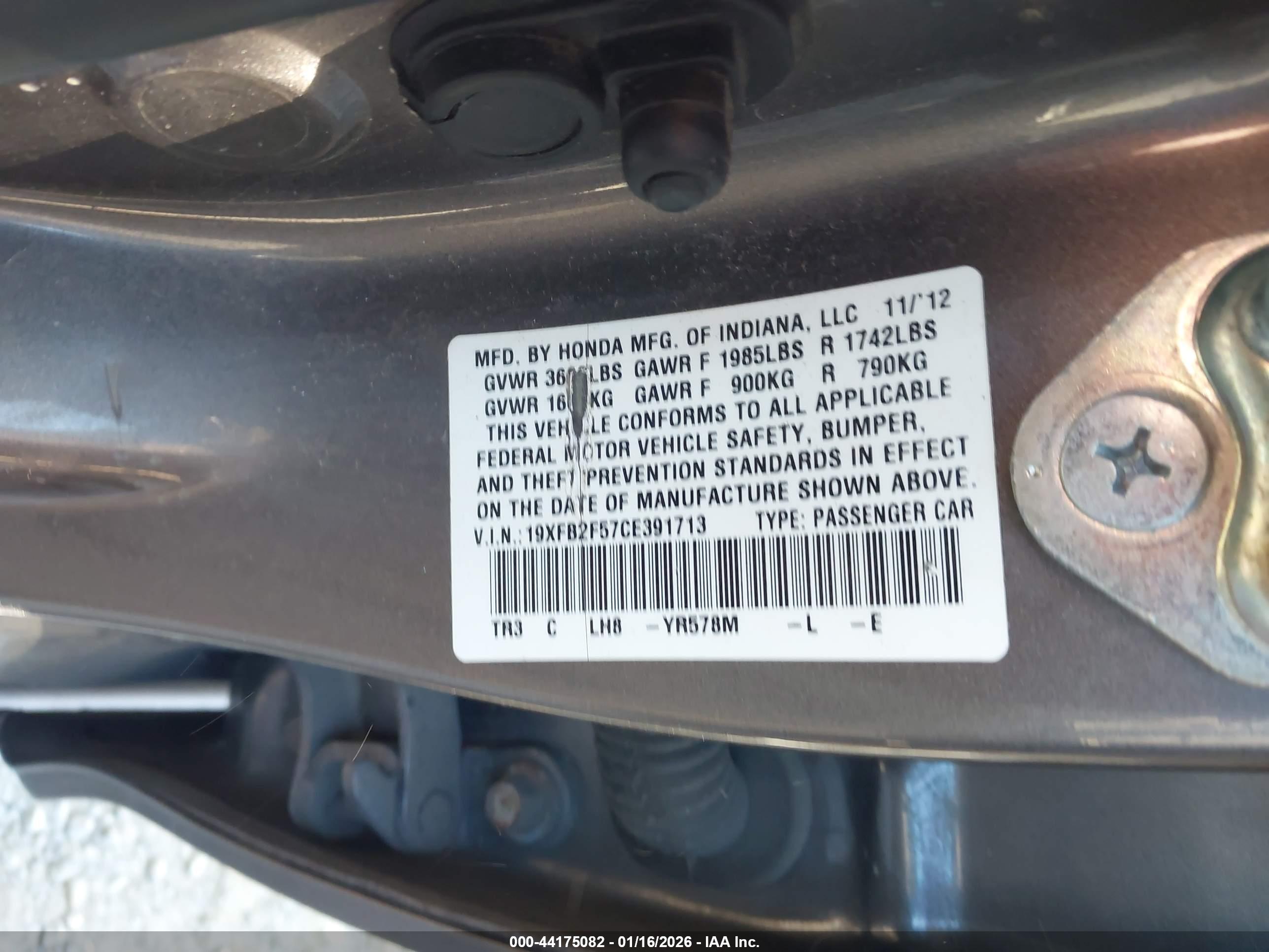 HONDA CIVIC image 9