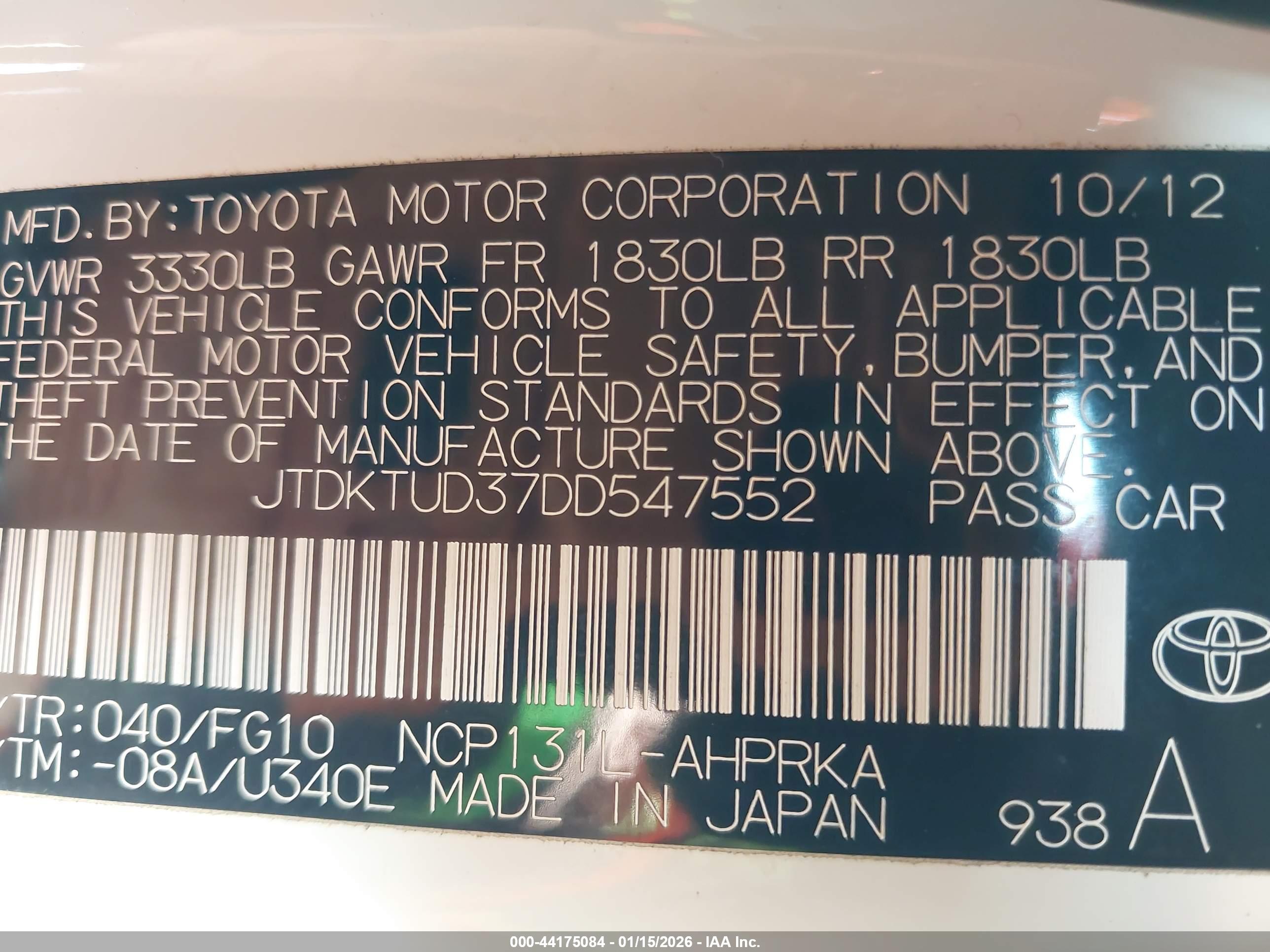 TOYOTA YARIS image 9