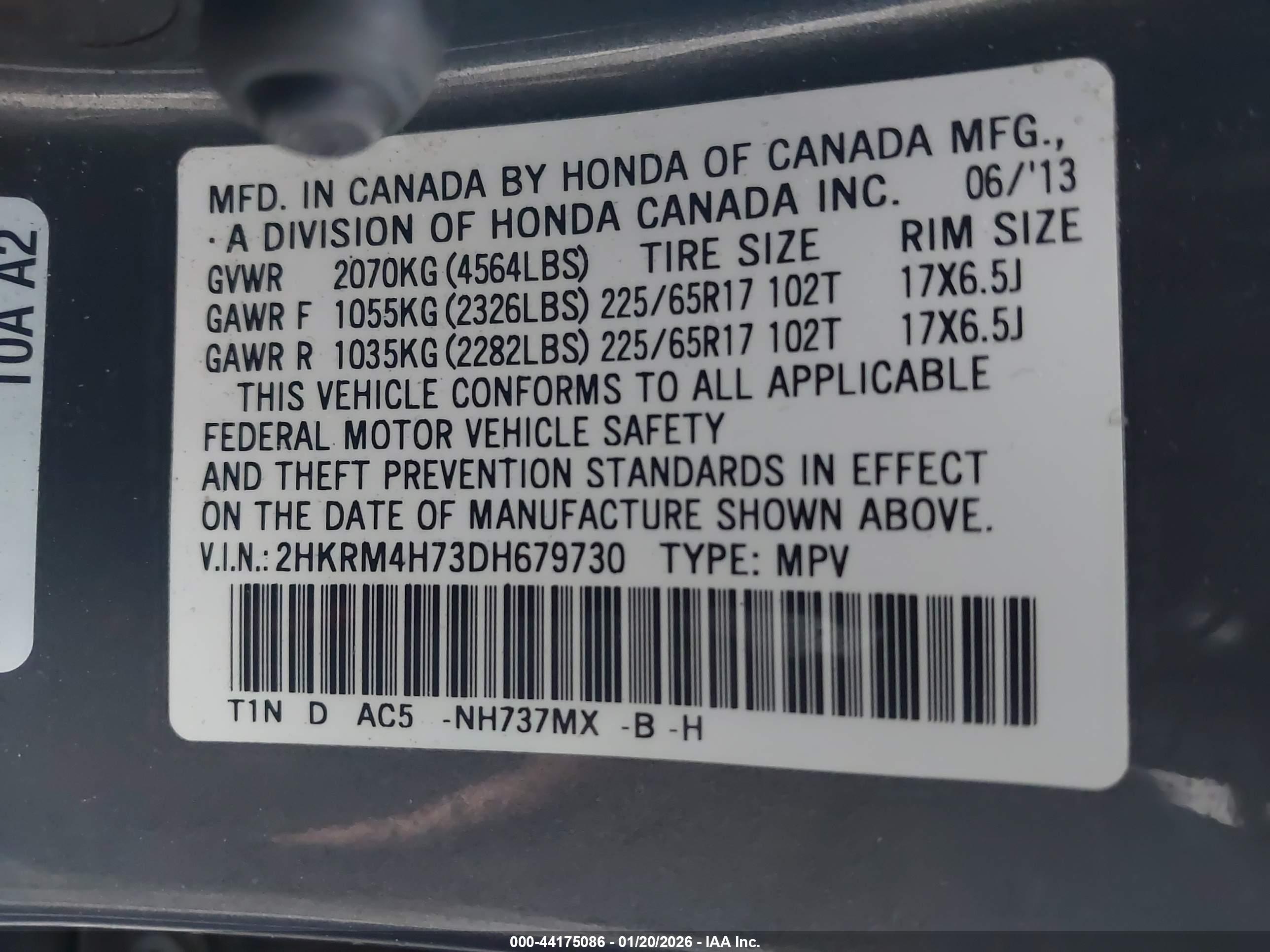 HONDA CR-V image 9