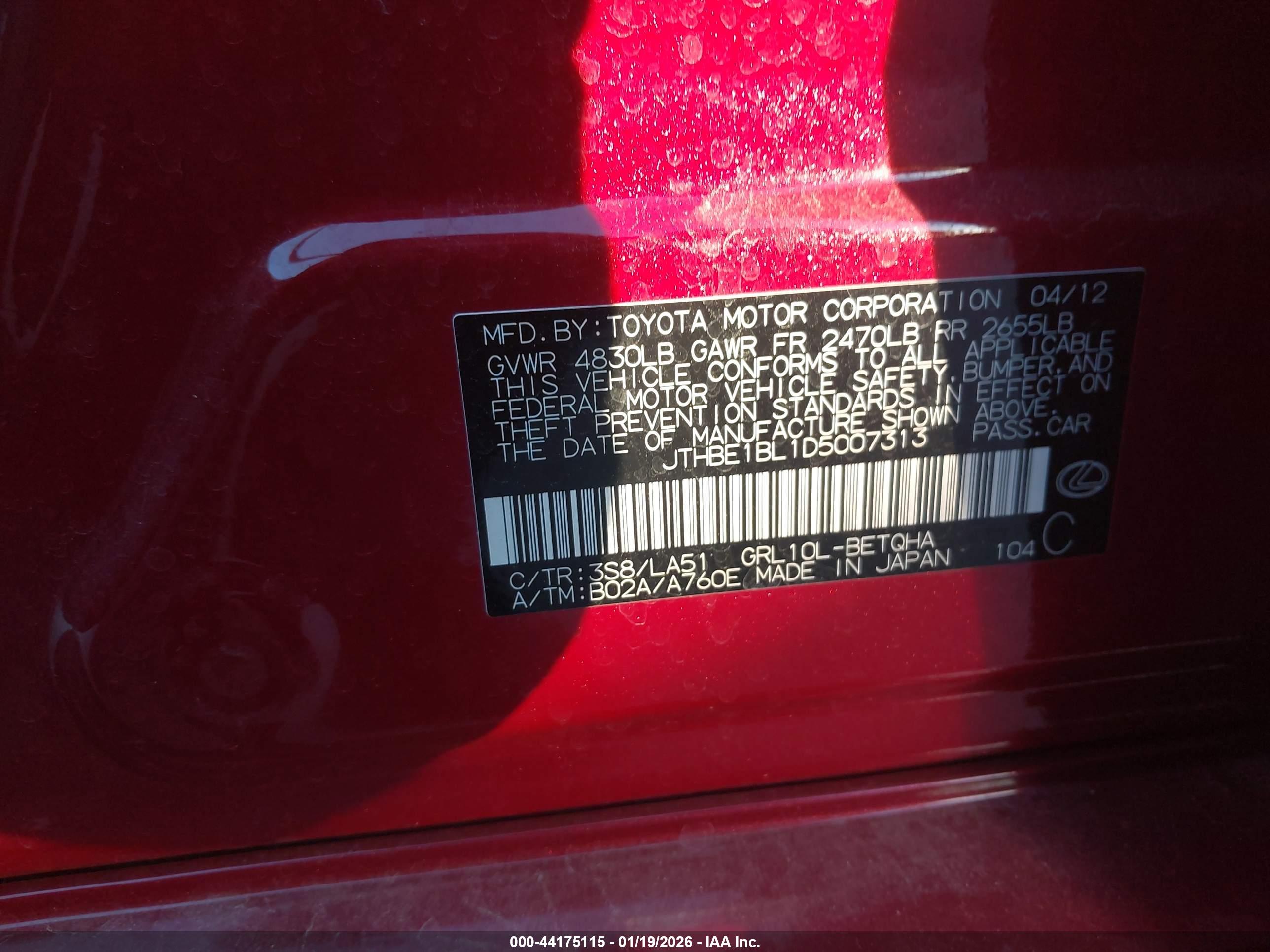 LEXUS GS image 9