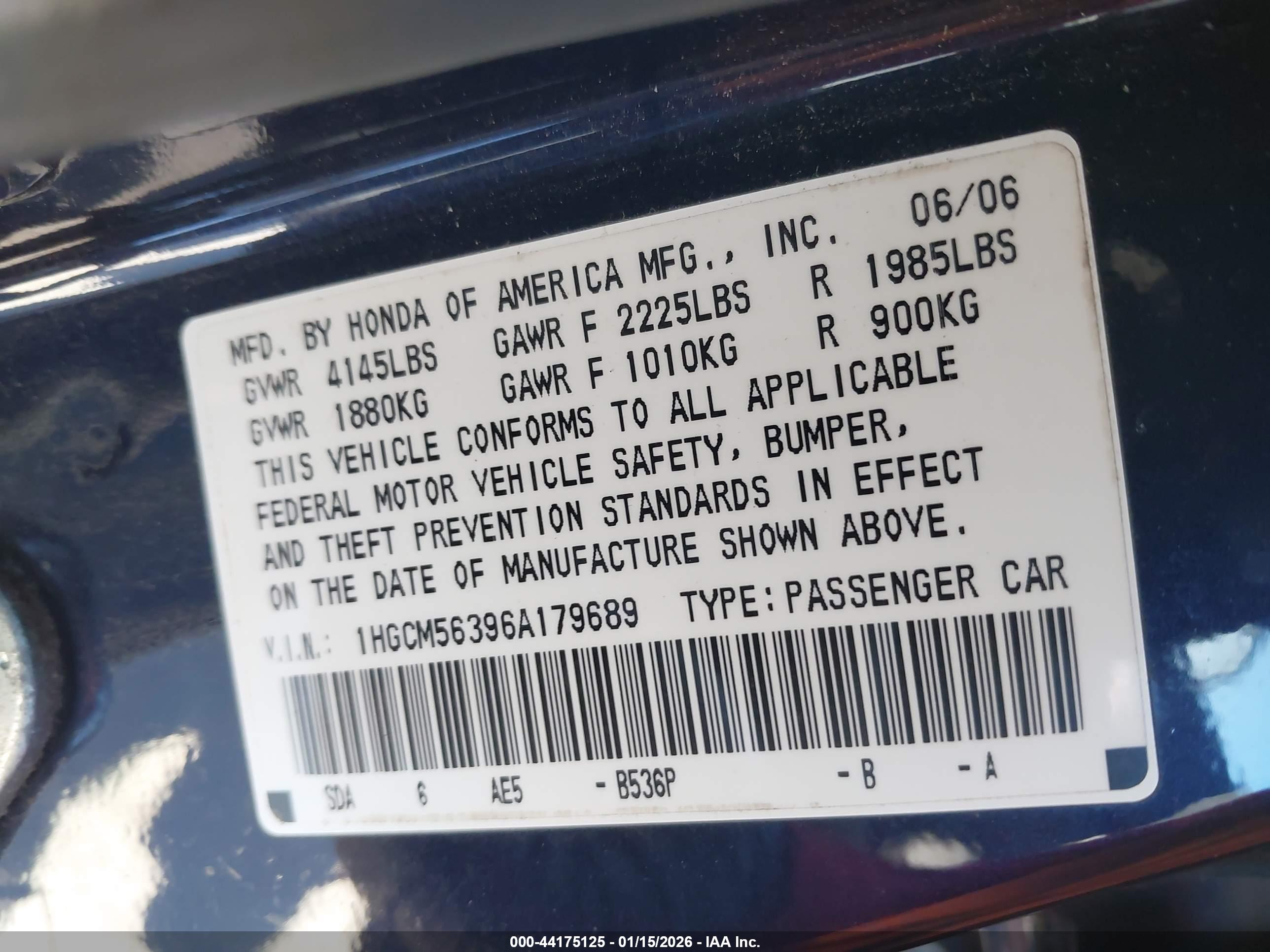 HONDA ACCORD image 9