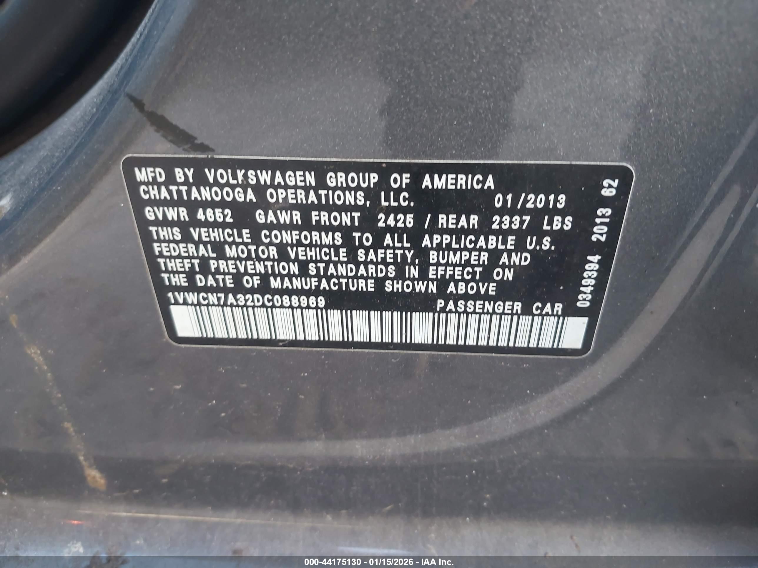 VOLKSWAGEN PASSAT image 9
