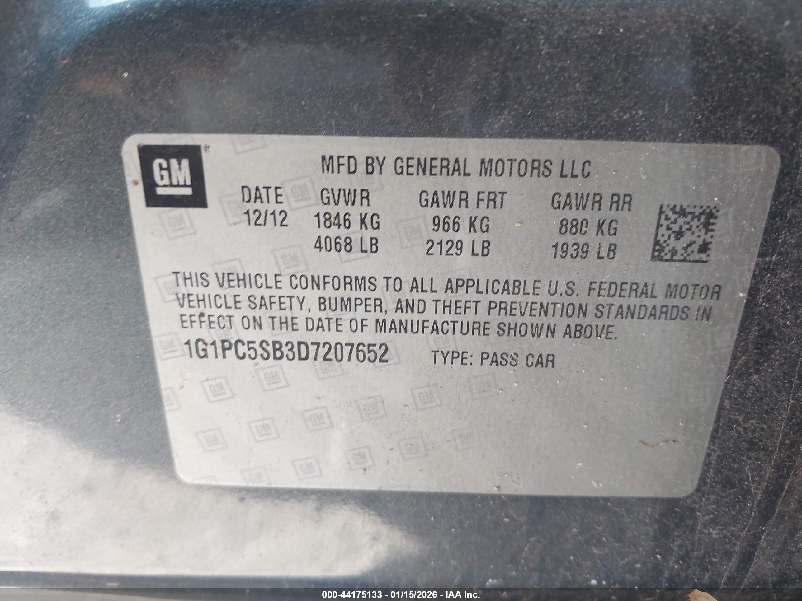 CHEVROLET CRUZE image 9