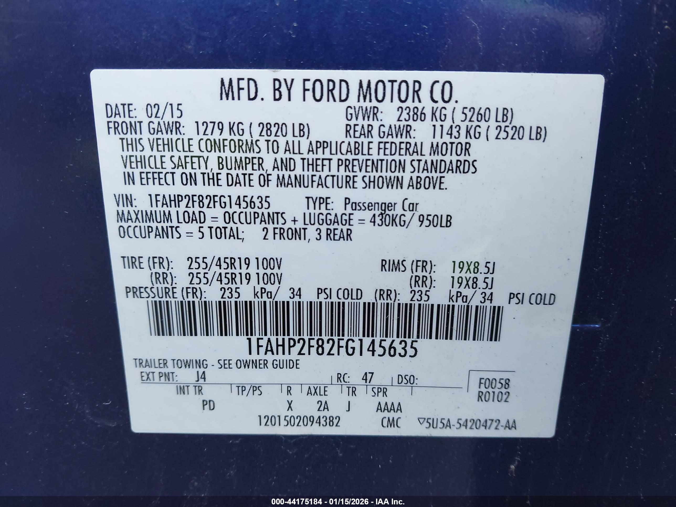 FORD TAURUS image 9