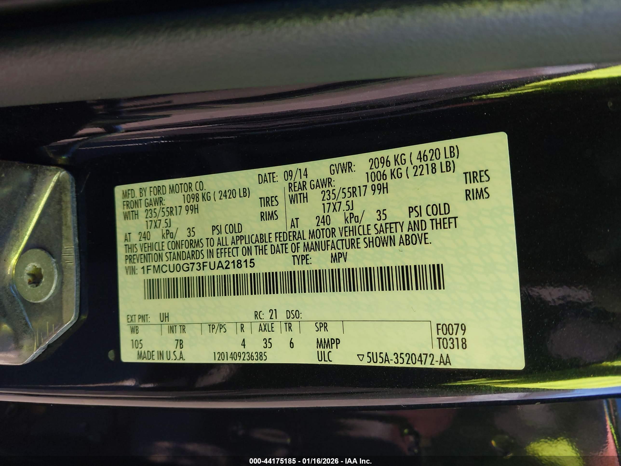 FORD ESCAPE image 9