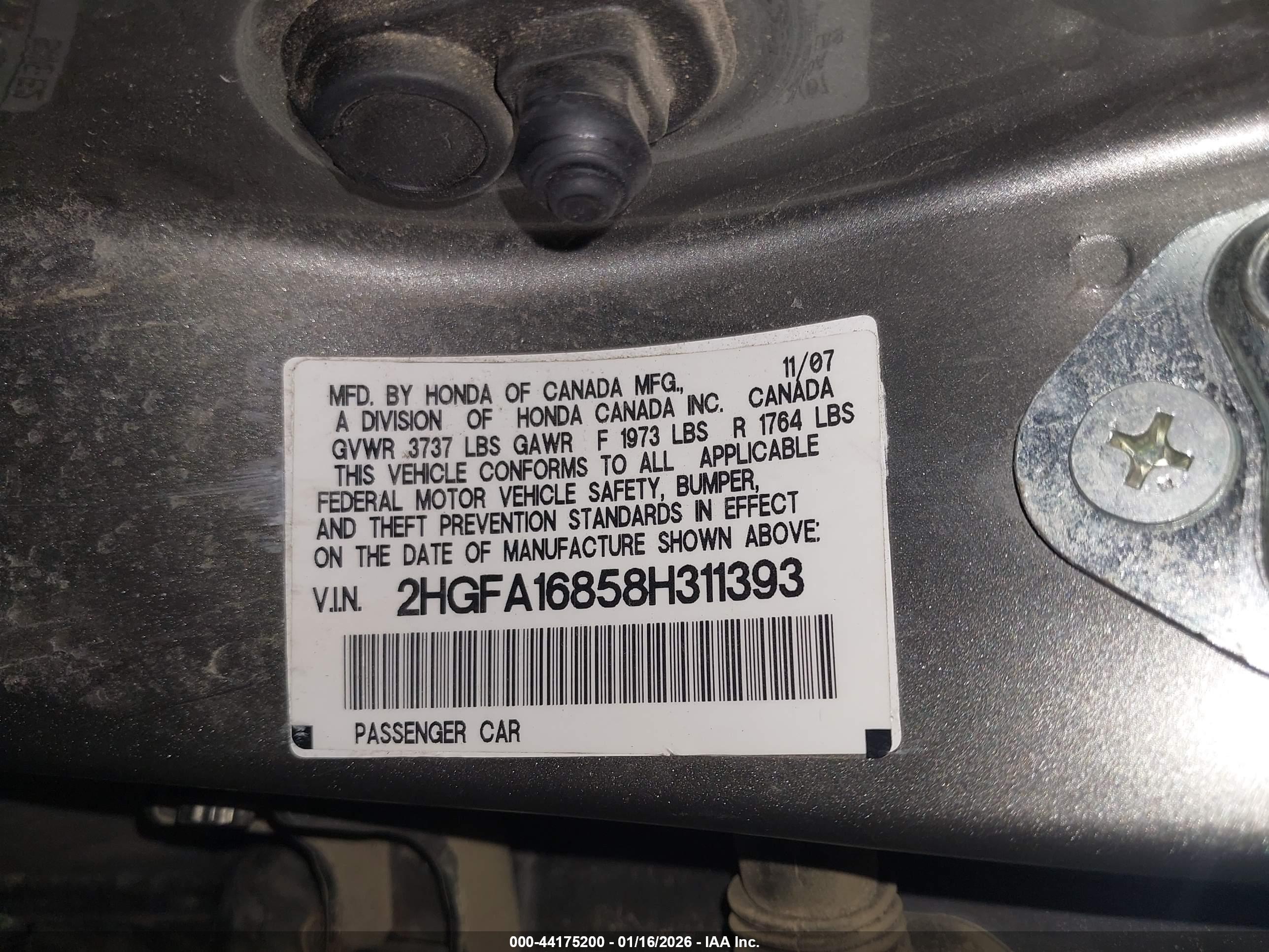 HONDA CIVIC image 9