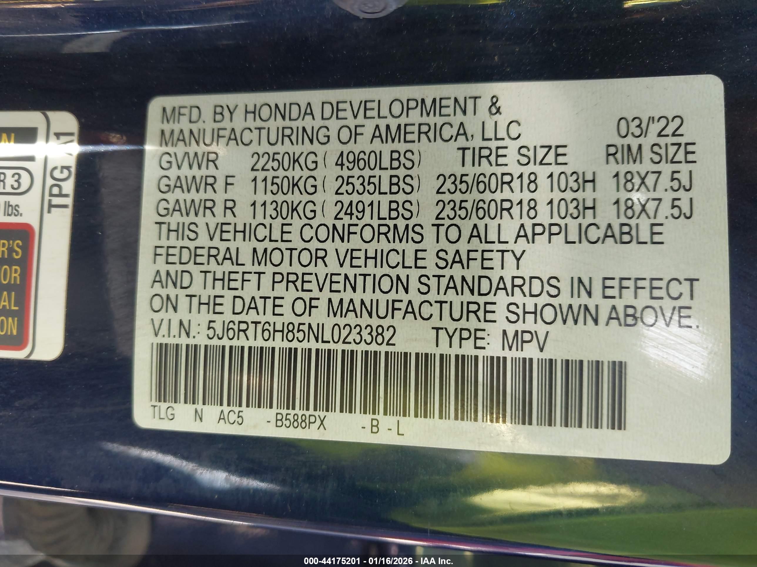 HONDA CR-V image 9