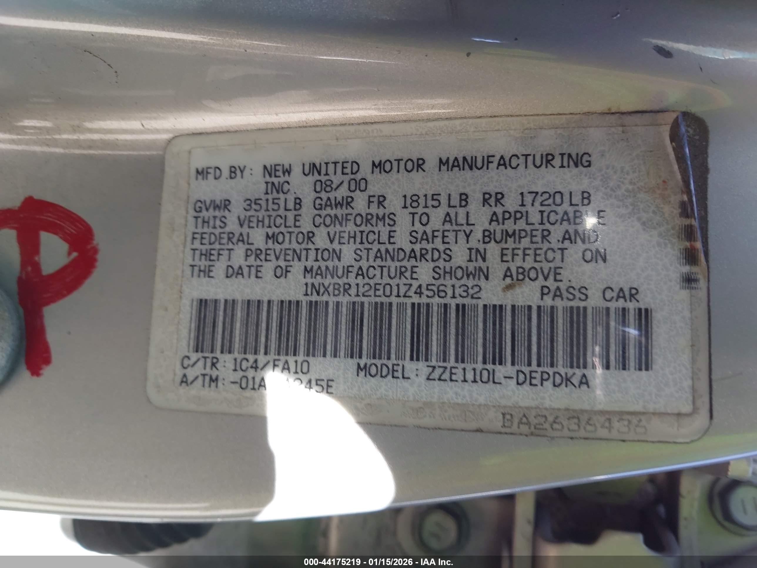 TOYOTA COROLLA image 9
