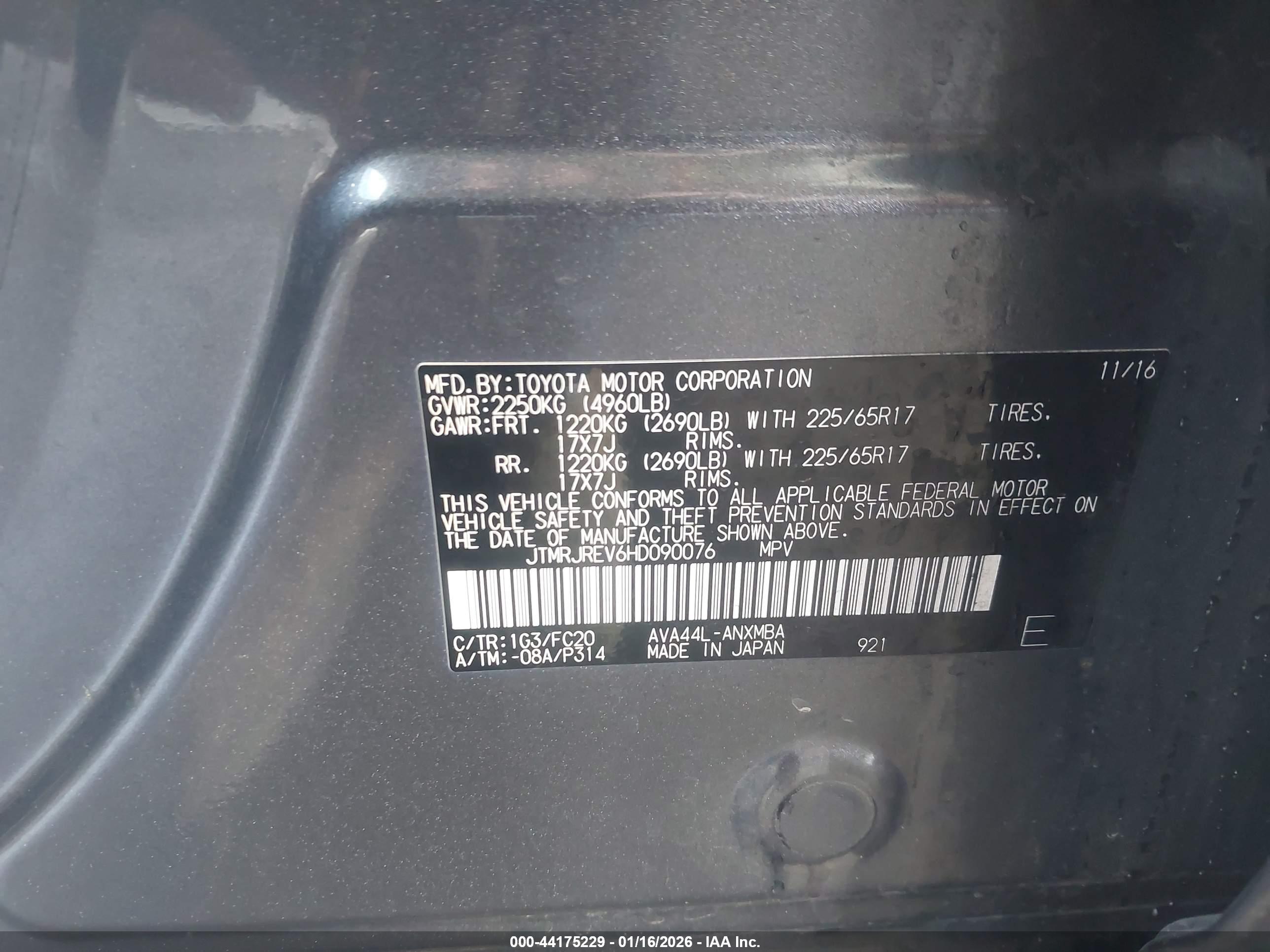 TOYOTA RAV4 image 9