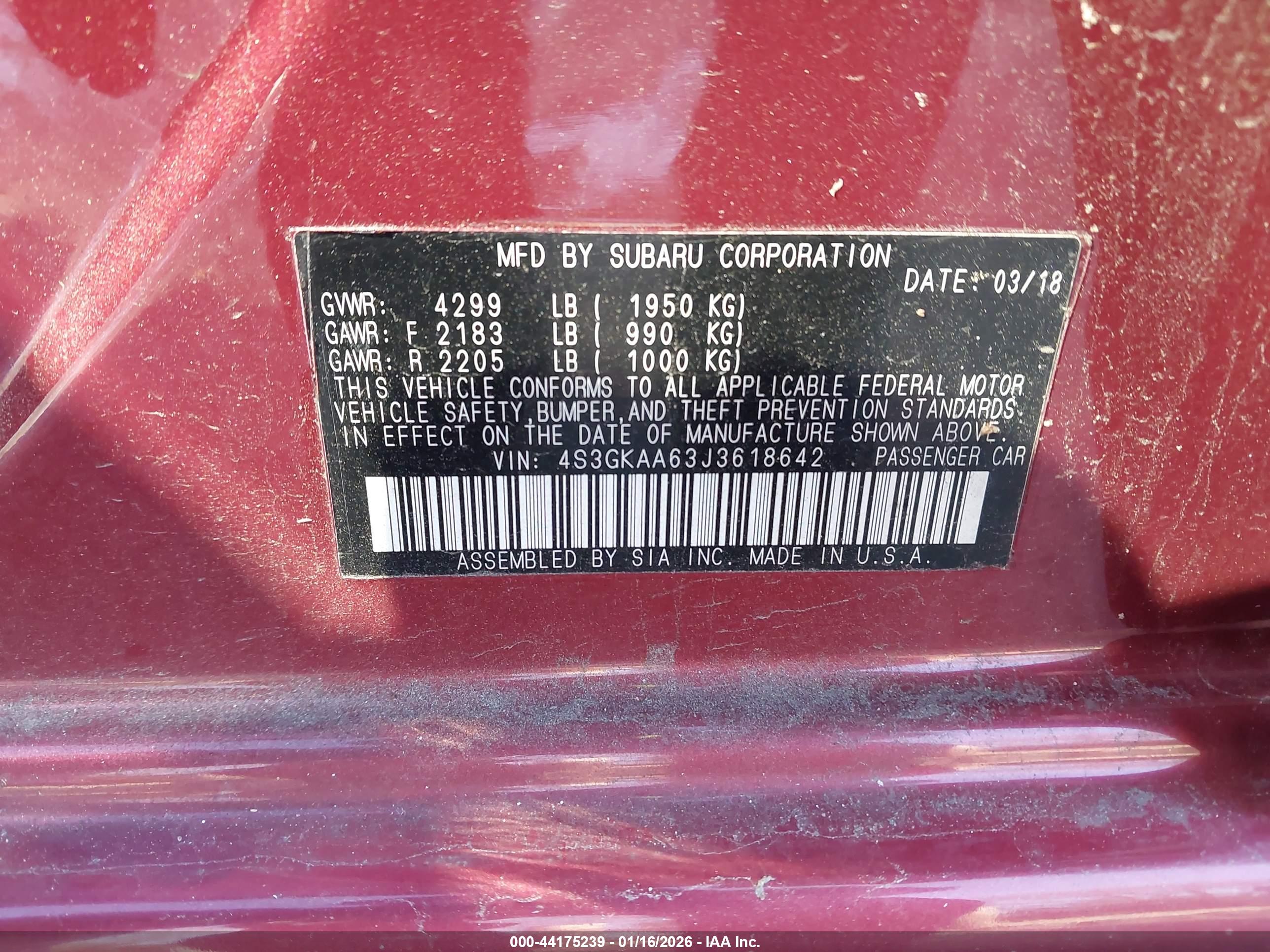 SUBARU IMPREZA image 9