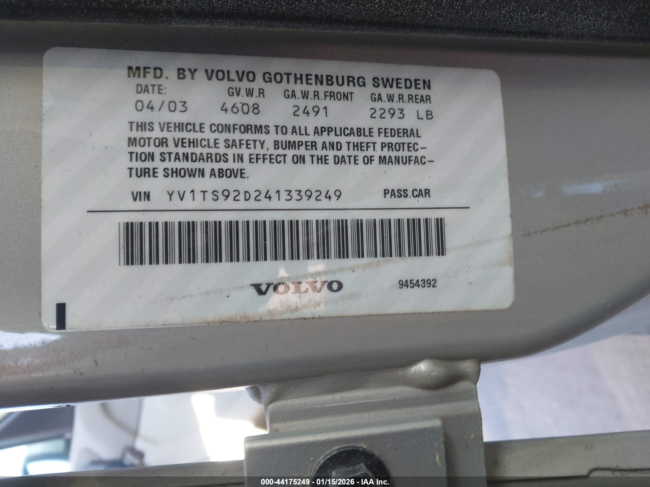 VOLVO S80 image 9