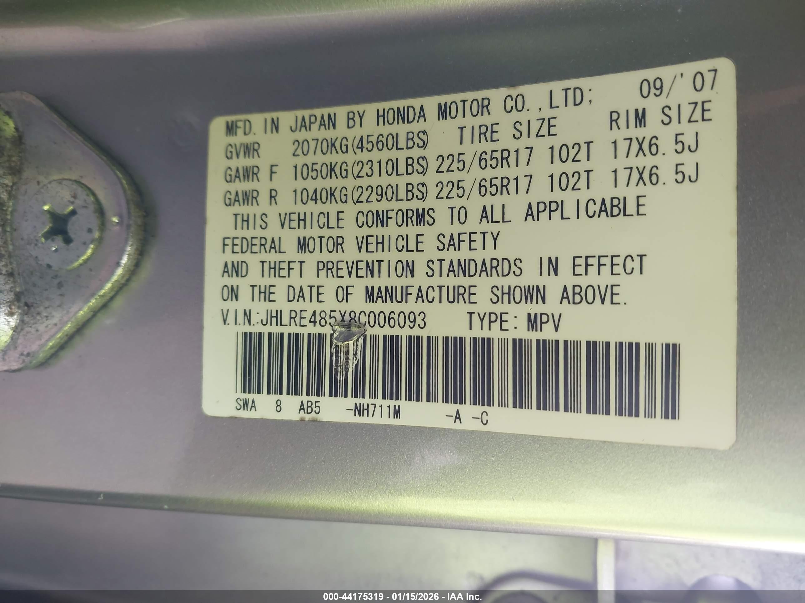 HONDA CR-V image 9
