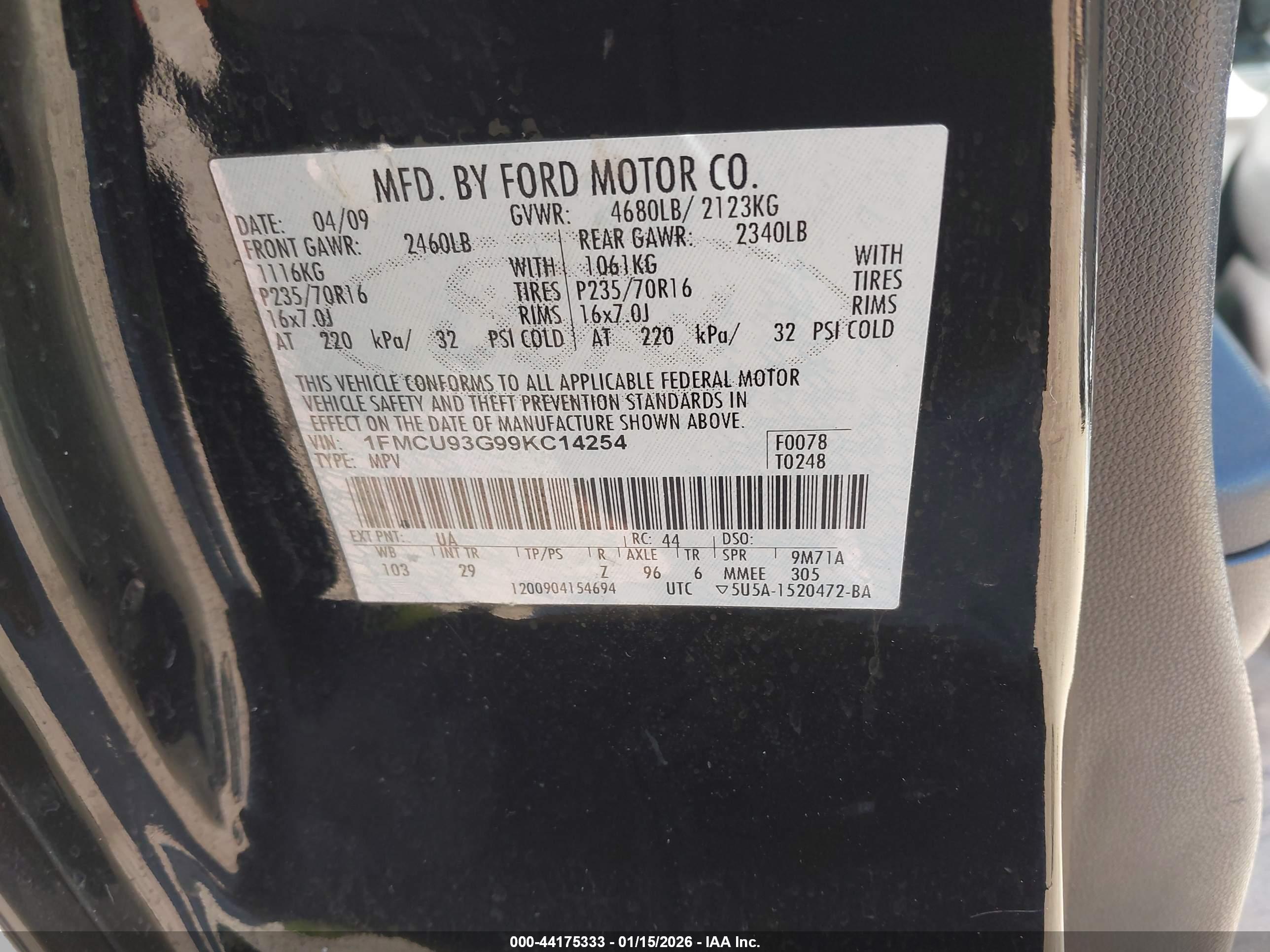 FORD ESCAPE image 9