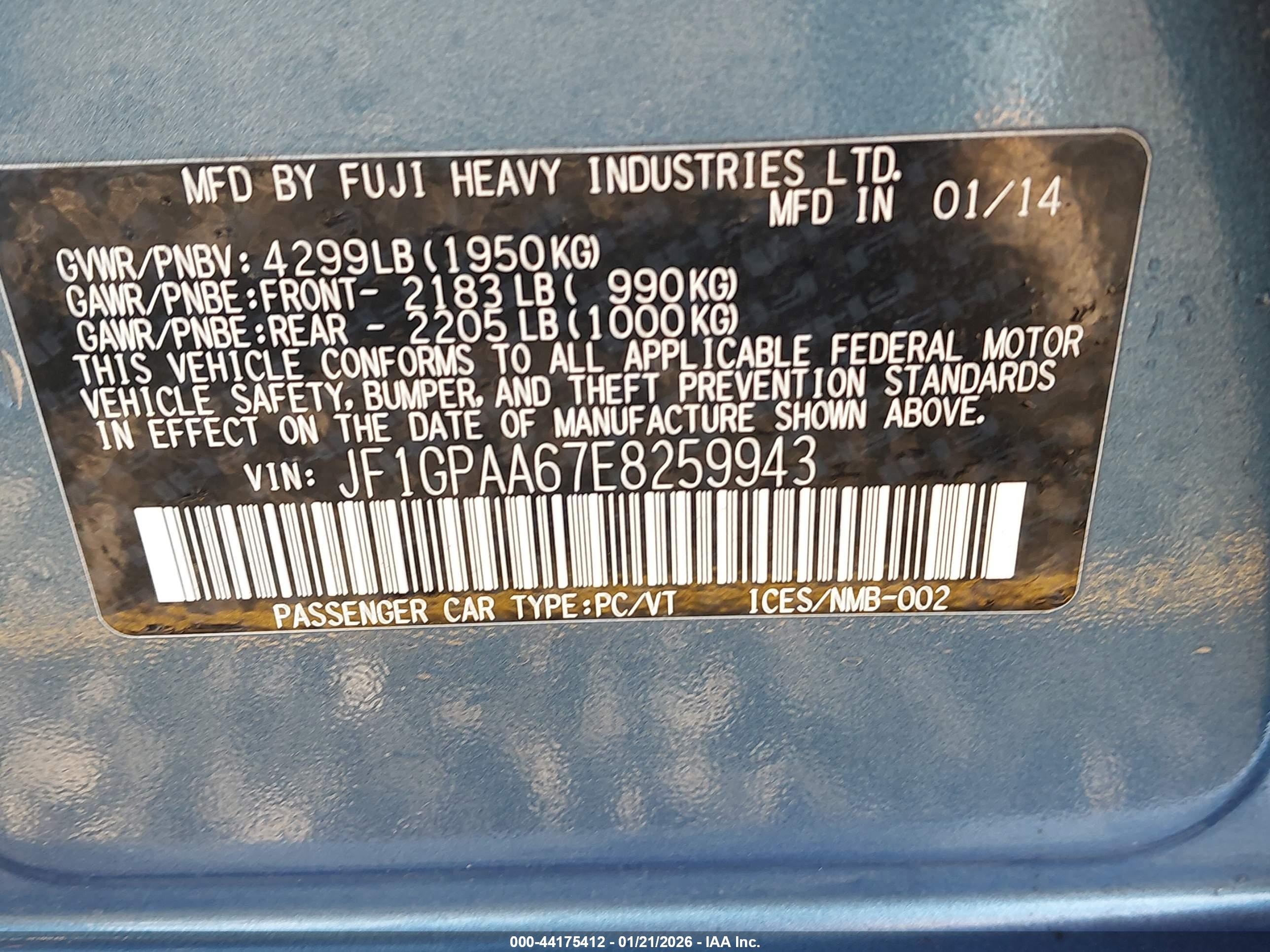 SUBARU IMPREZA image 9