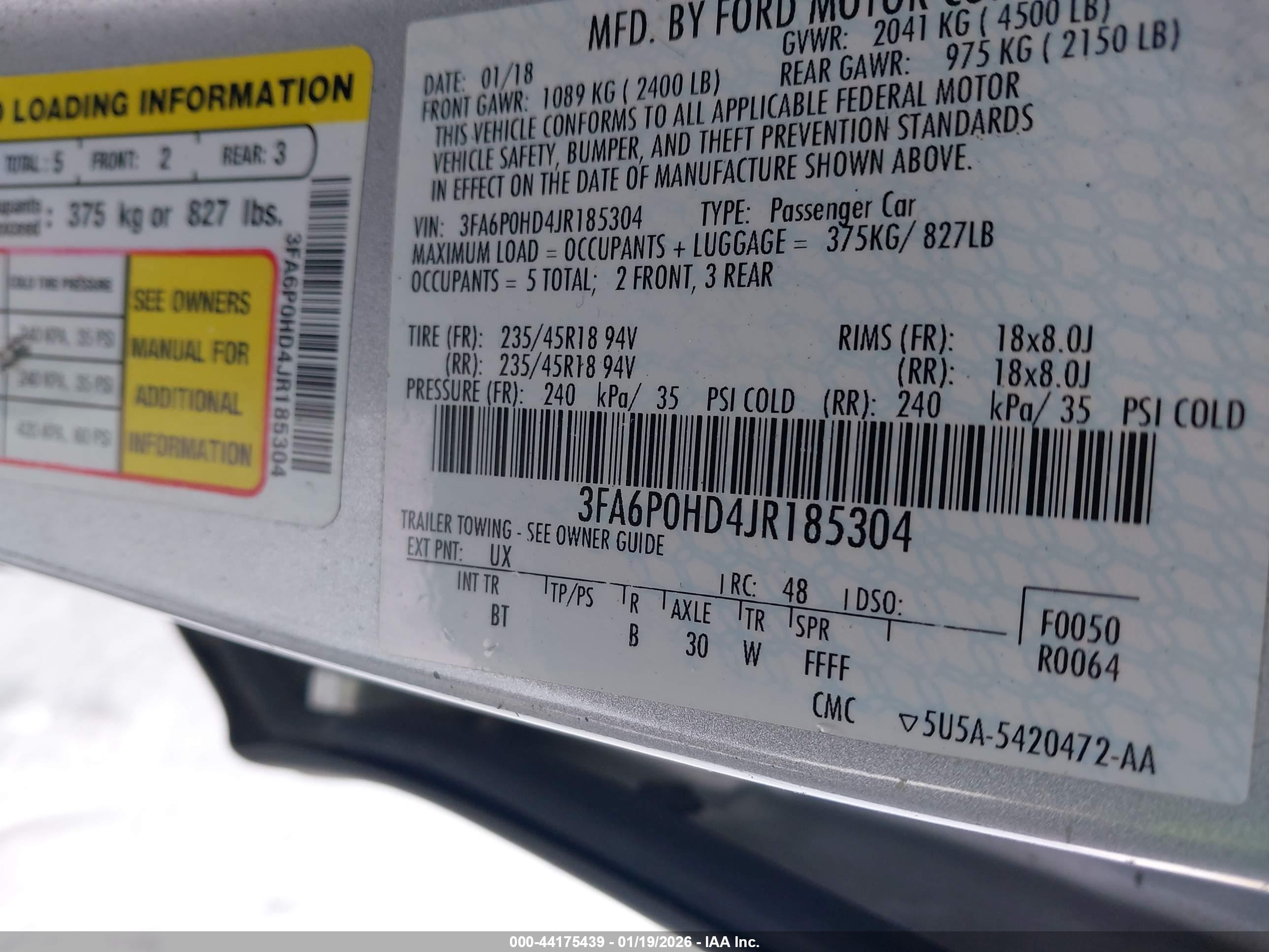 FORD FUSION image 9
