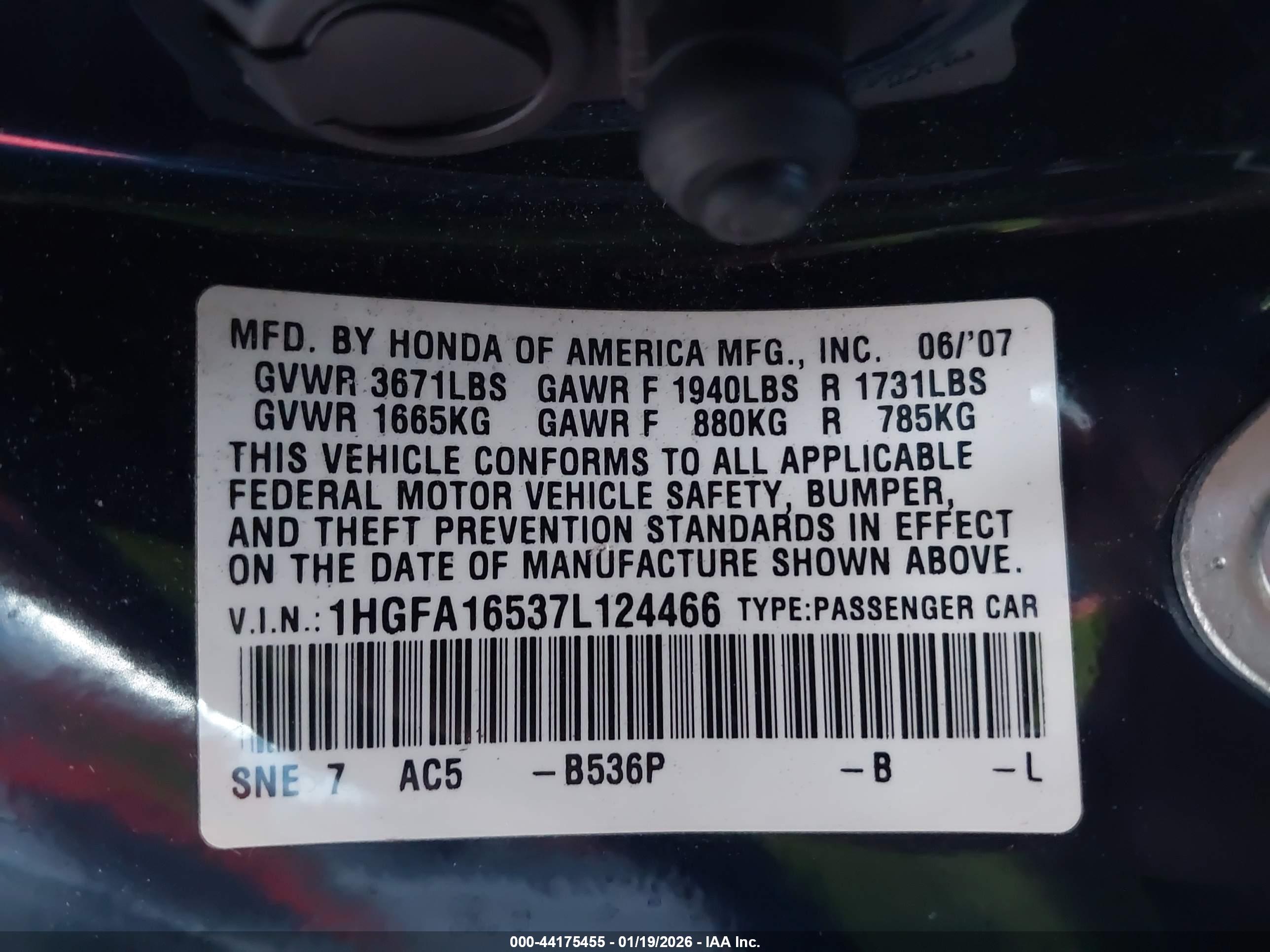 HONDA CIVIC image 9