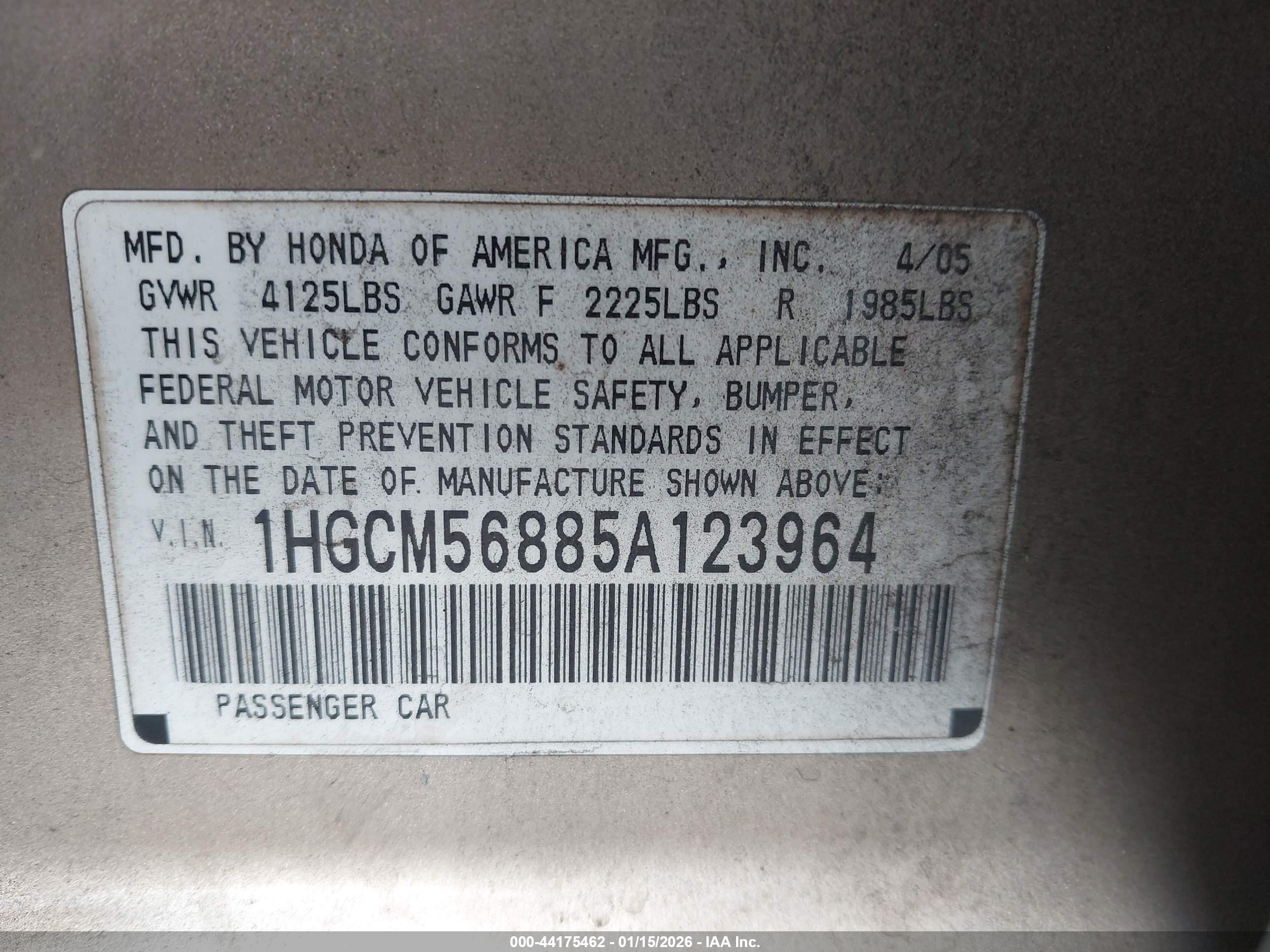 HONDA ACCORD image 9
