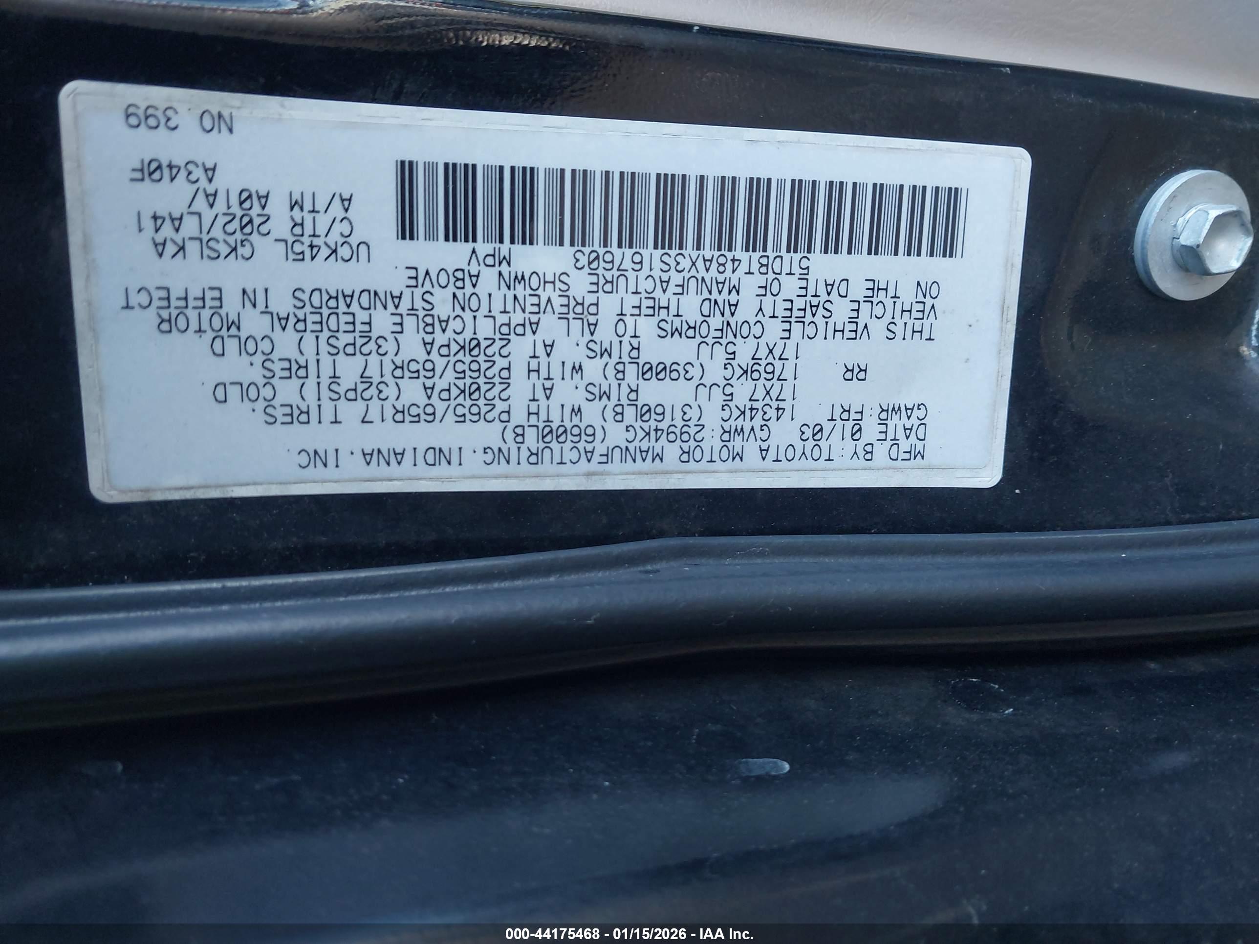 TOYOTA SEQUOIA image 9