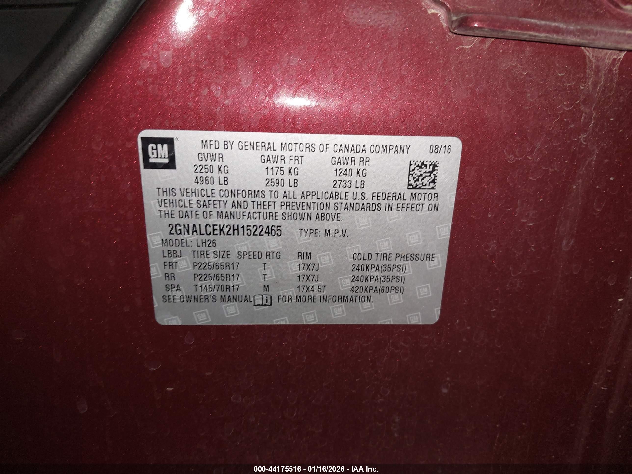 CHEVROLET EQUINOX image 9