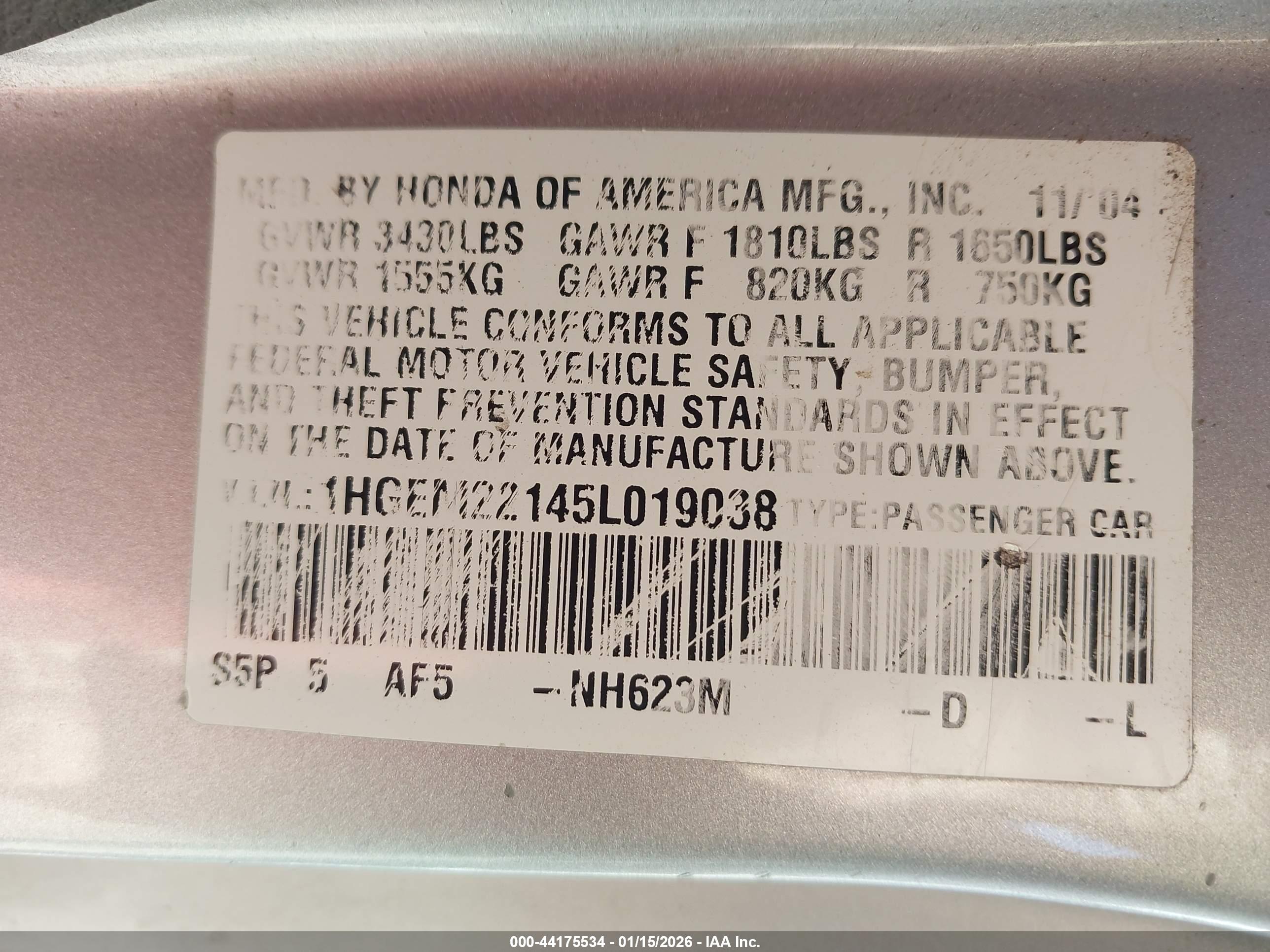 HONDA CIVIC image 9