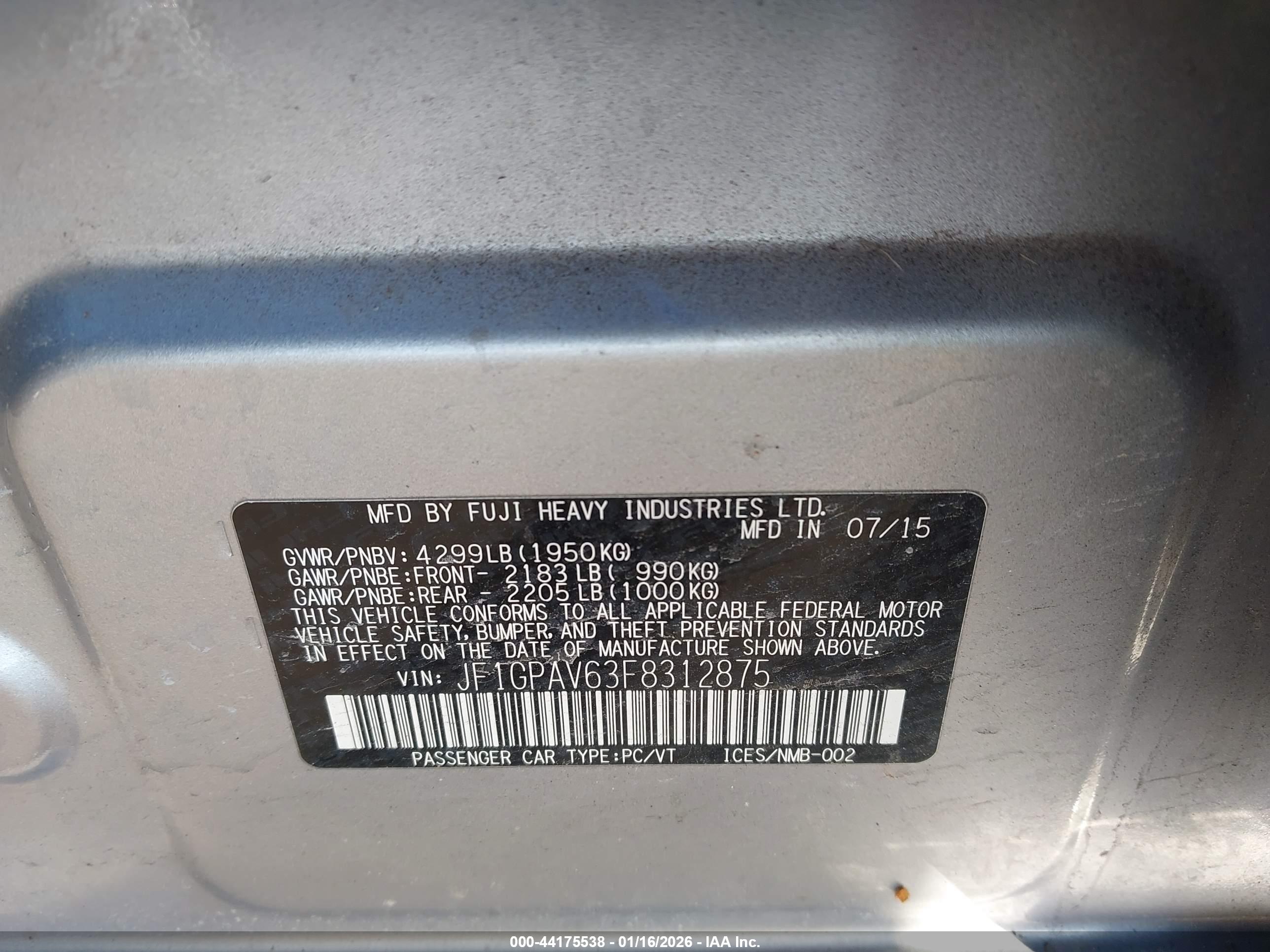 SUBARU IMPREZA image 9
