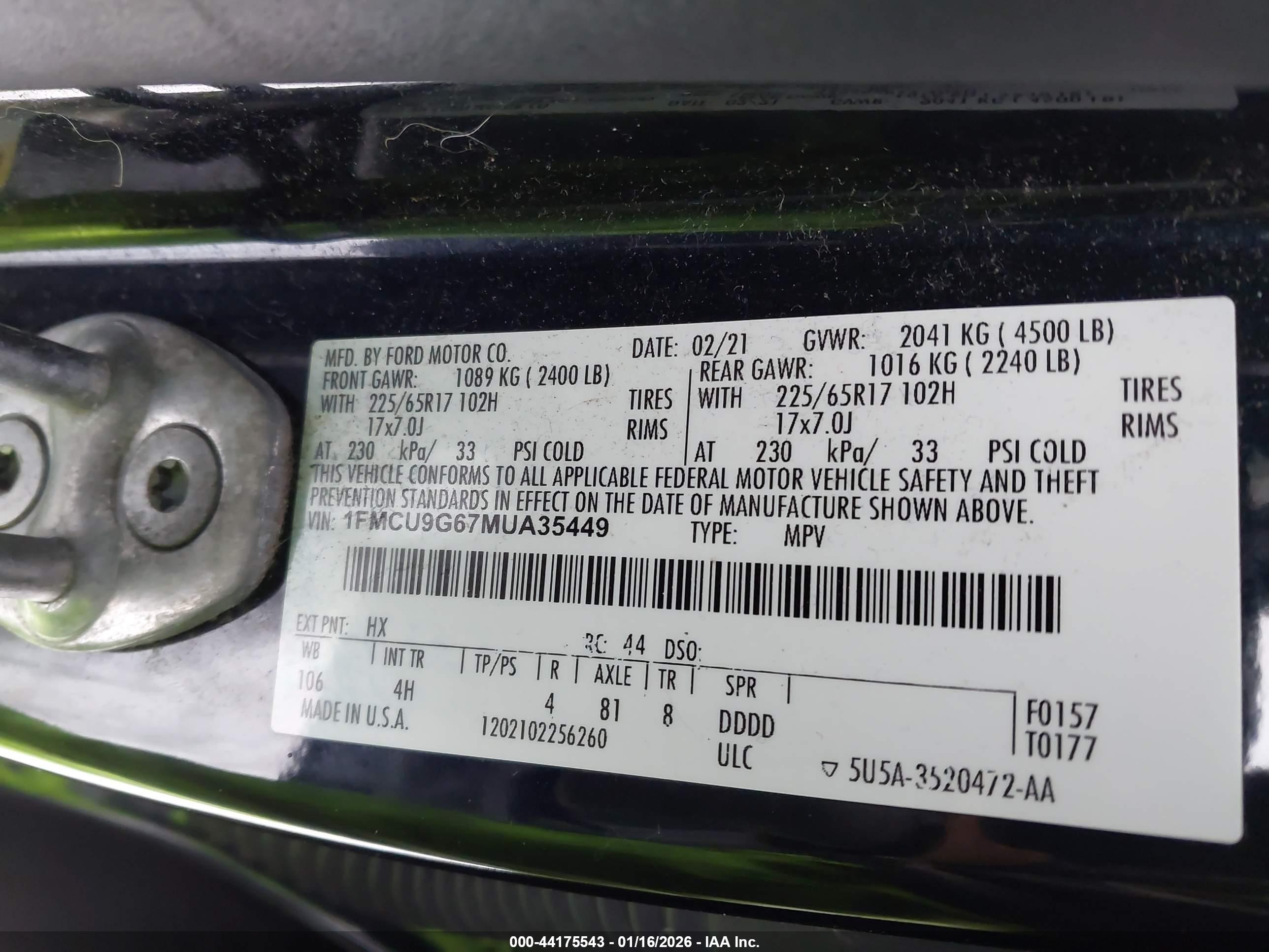 FORD ESCAPE image 9