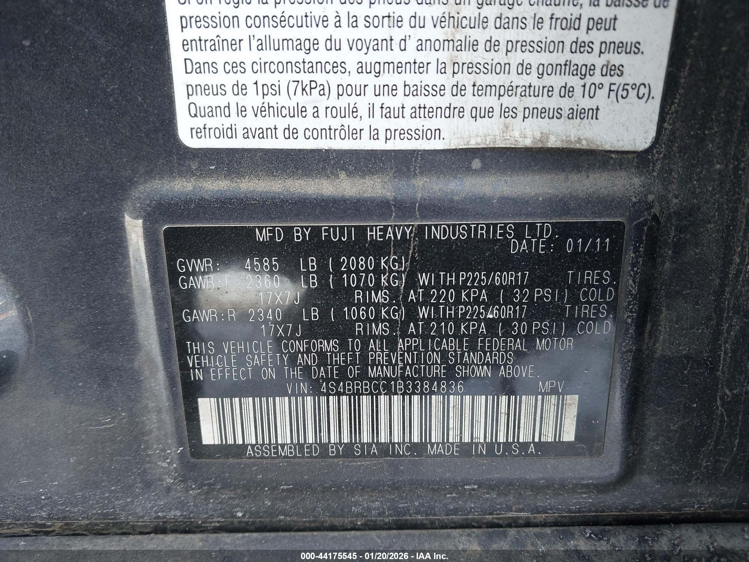 SUBARU OUTBACK image 9