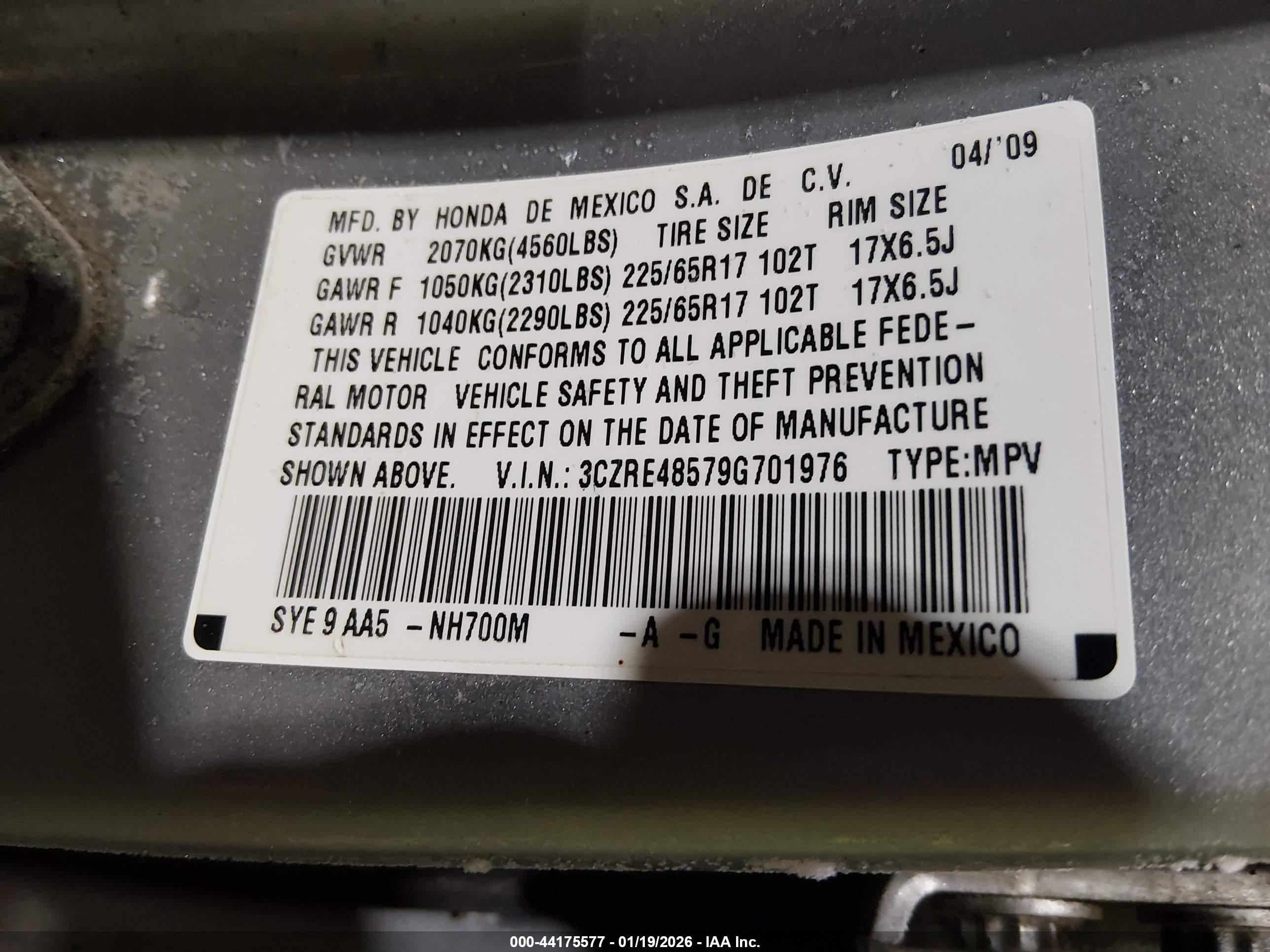 HONDA CR-V image 9