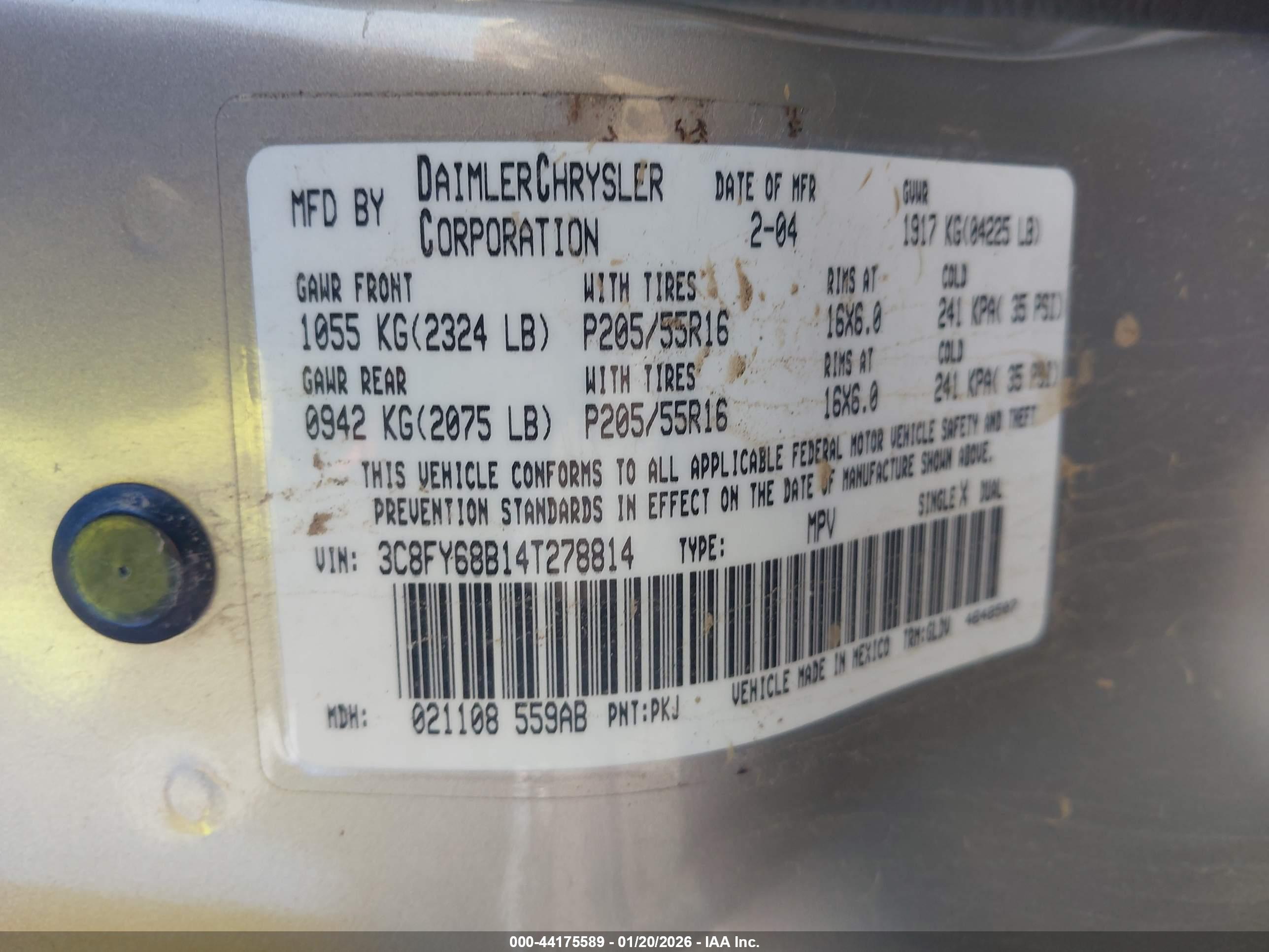 CHRYSLER PT image 9