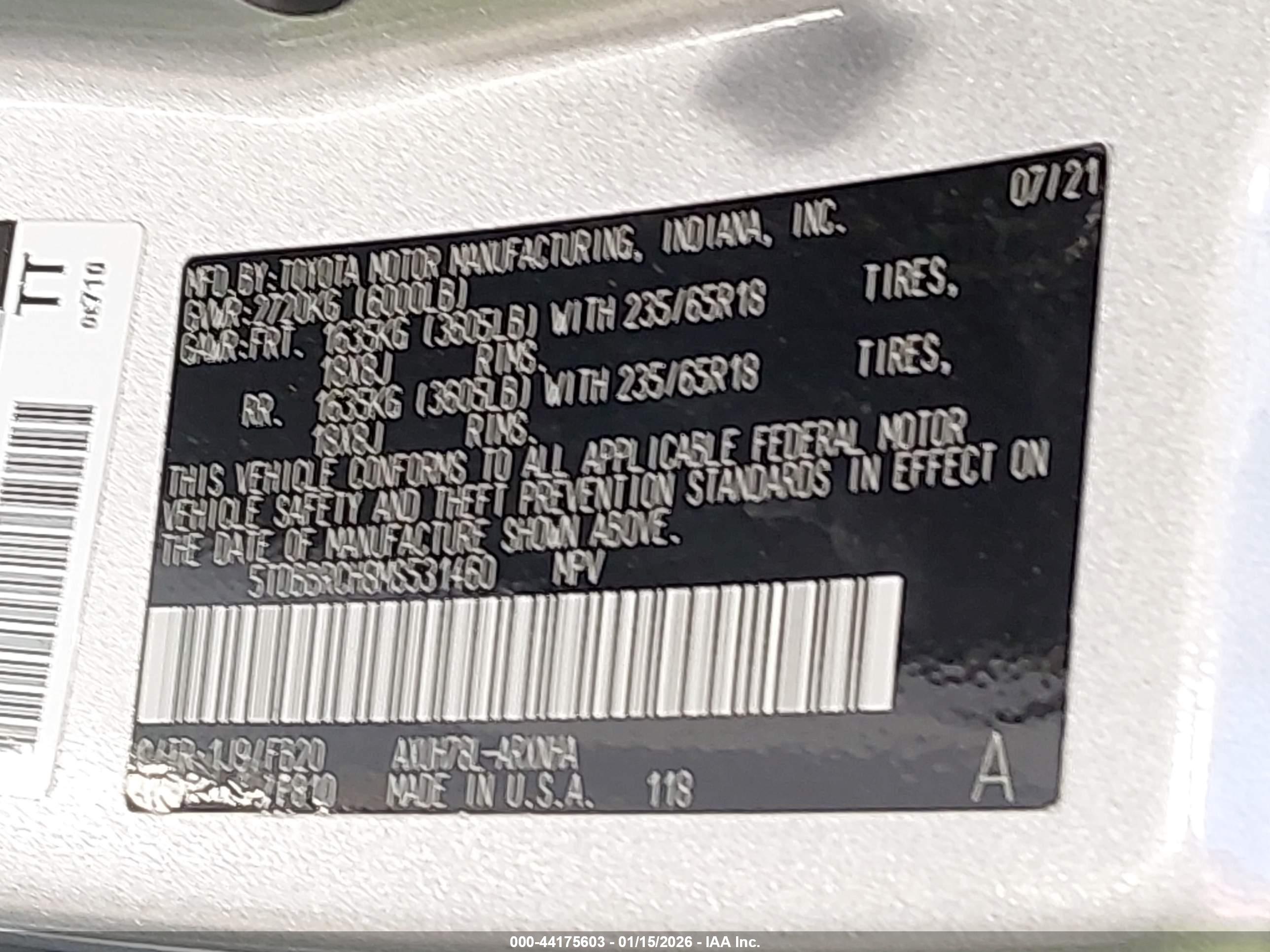 TOYOTA HIGHLANDER image 9
