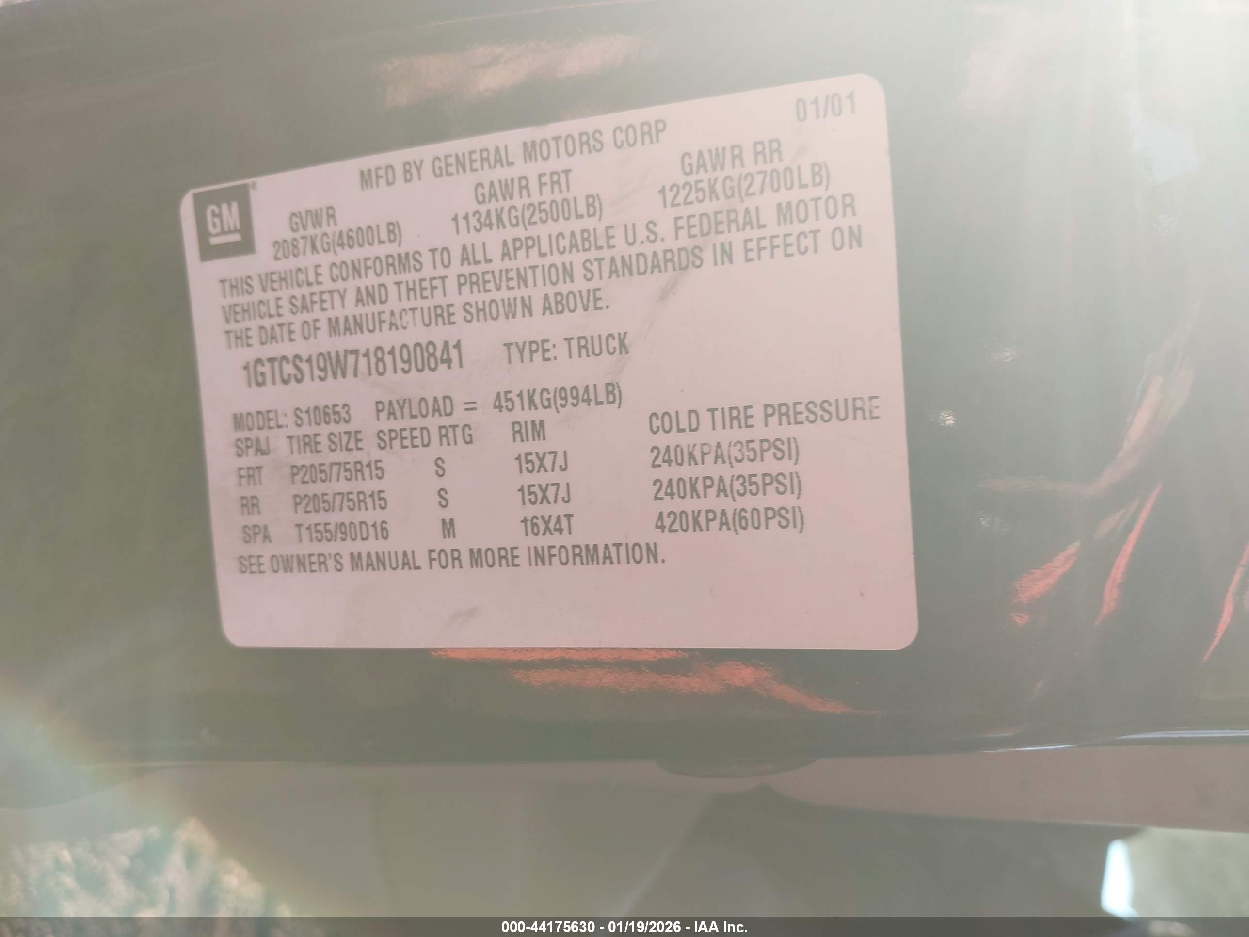 GMC SONOMA image 9