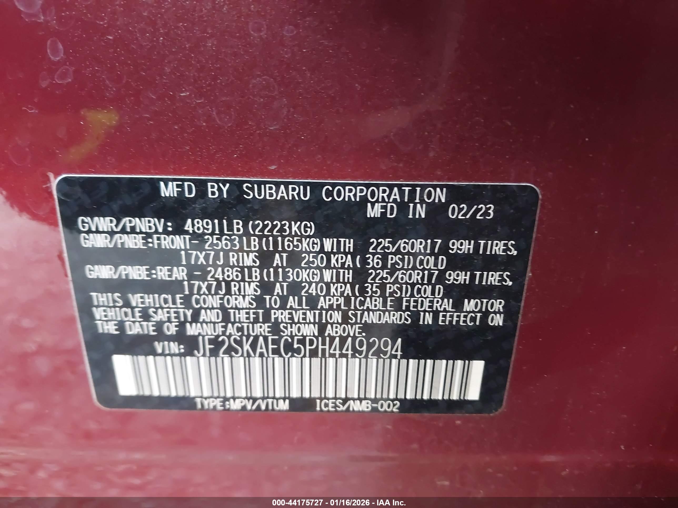 SUBARU FORESTER image 9