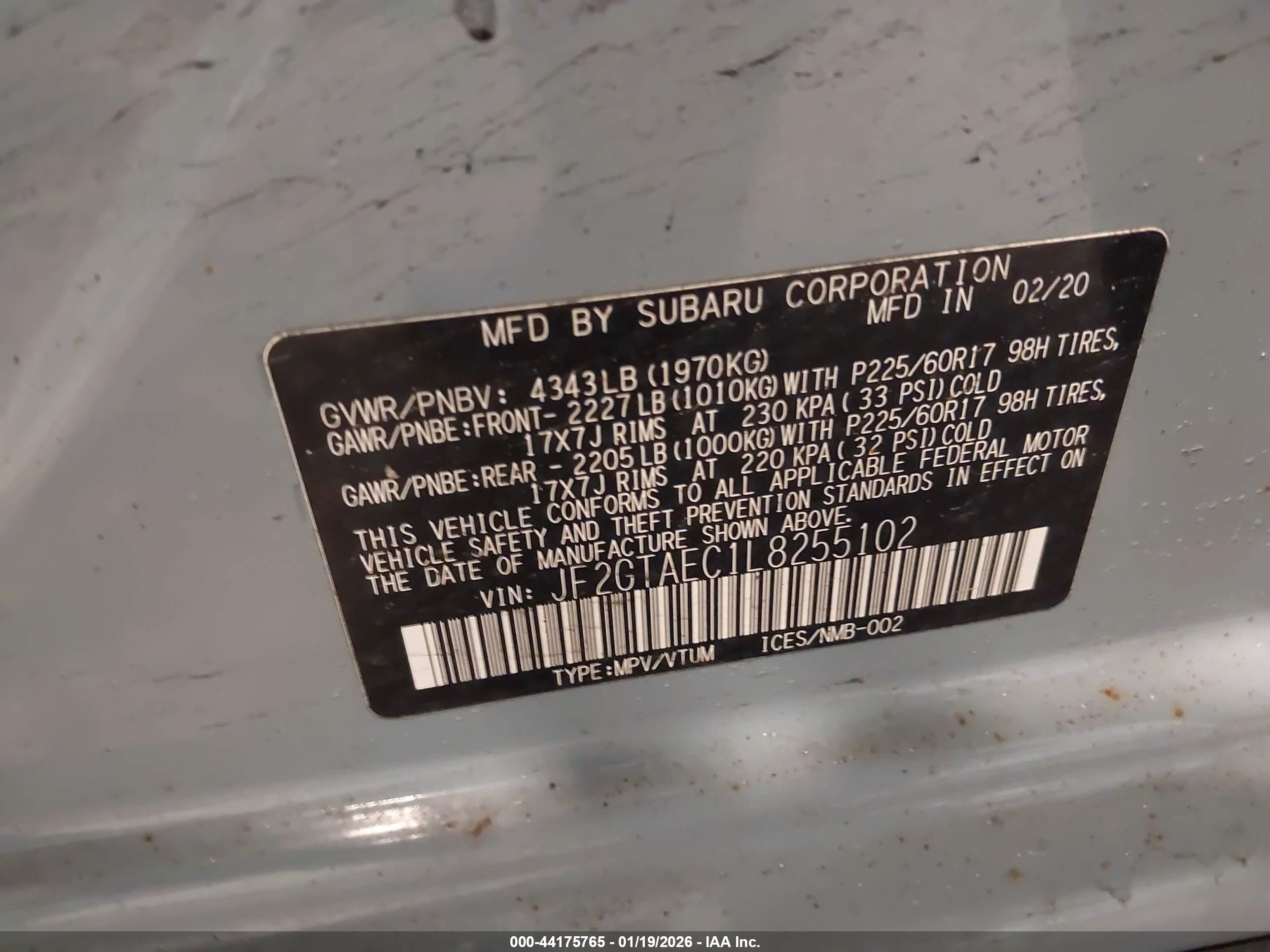 SUBARU CROSSTREK image 9