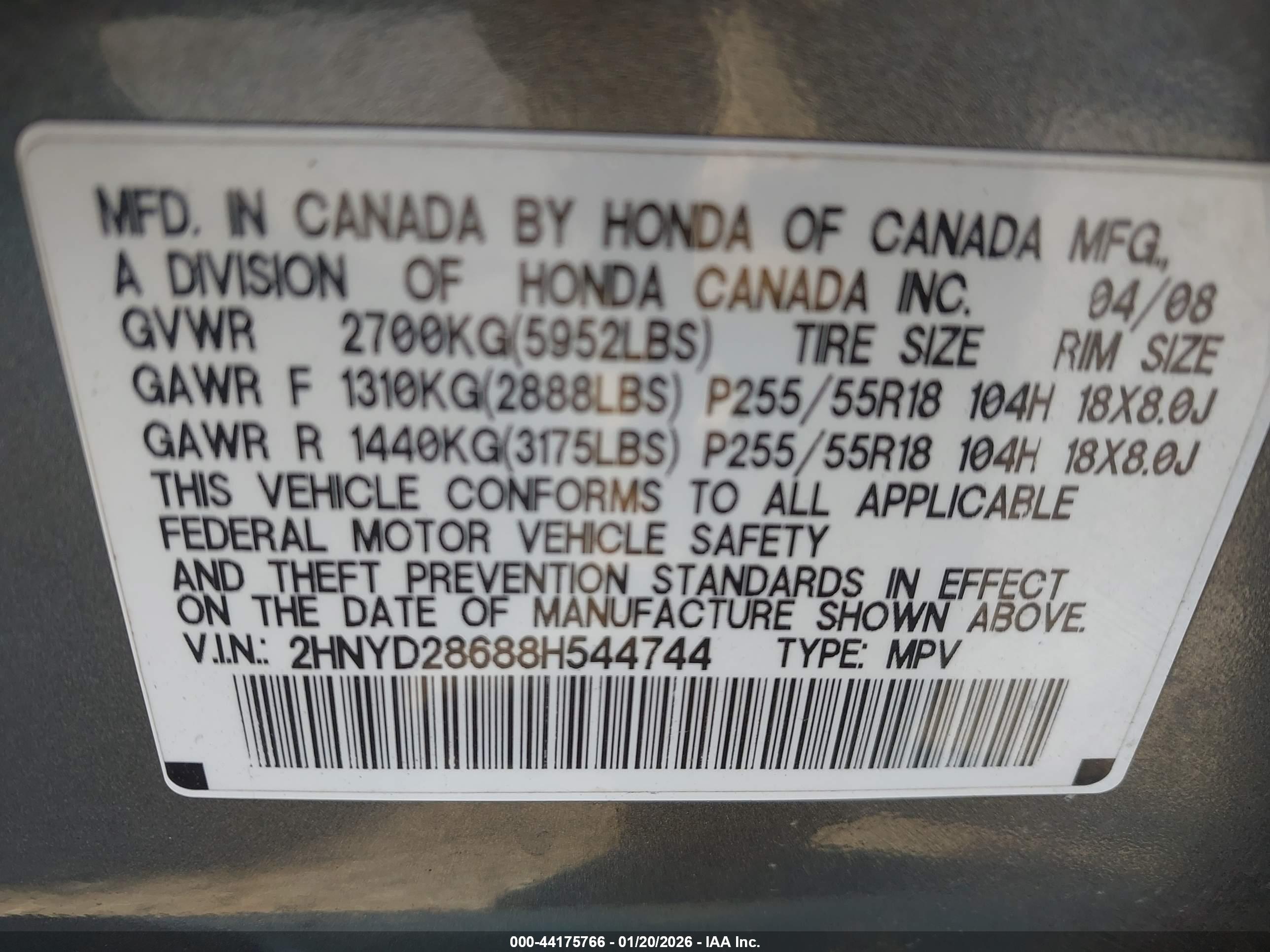 ACURA MDX image 9
