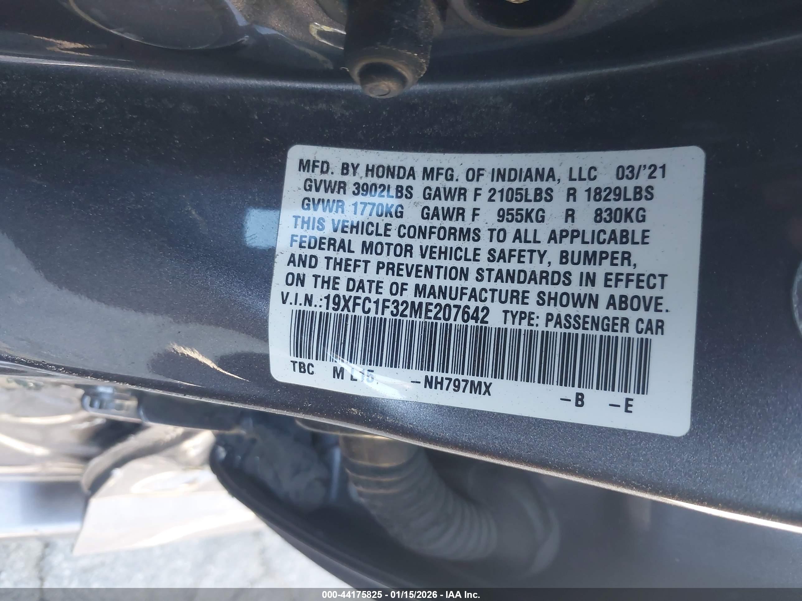 HONDA CIVIC image 9