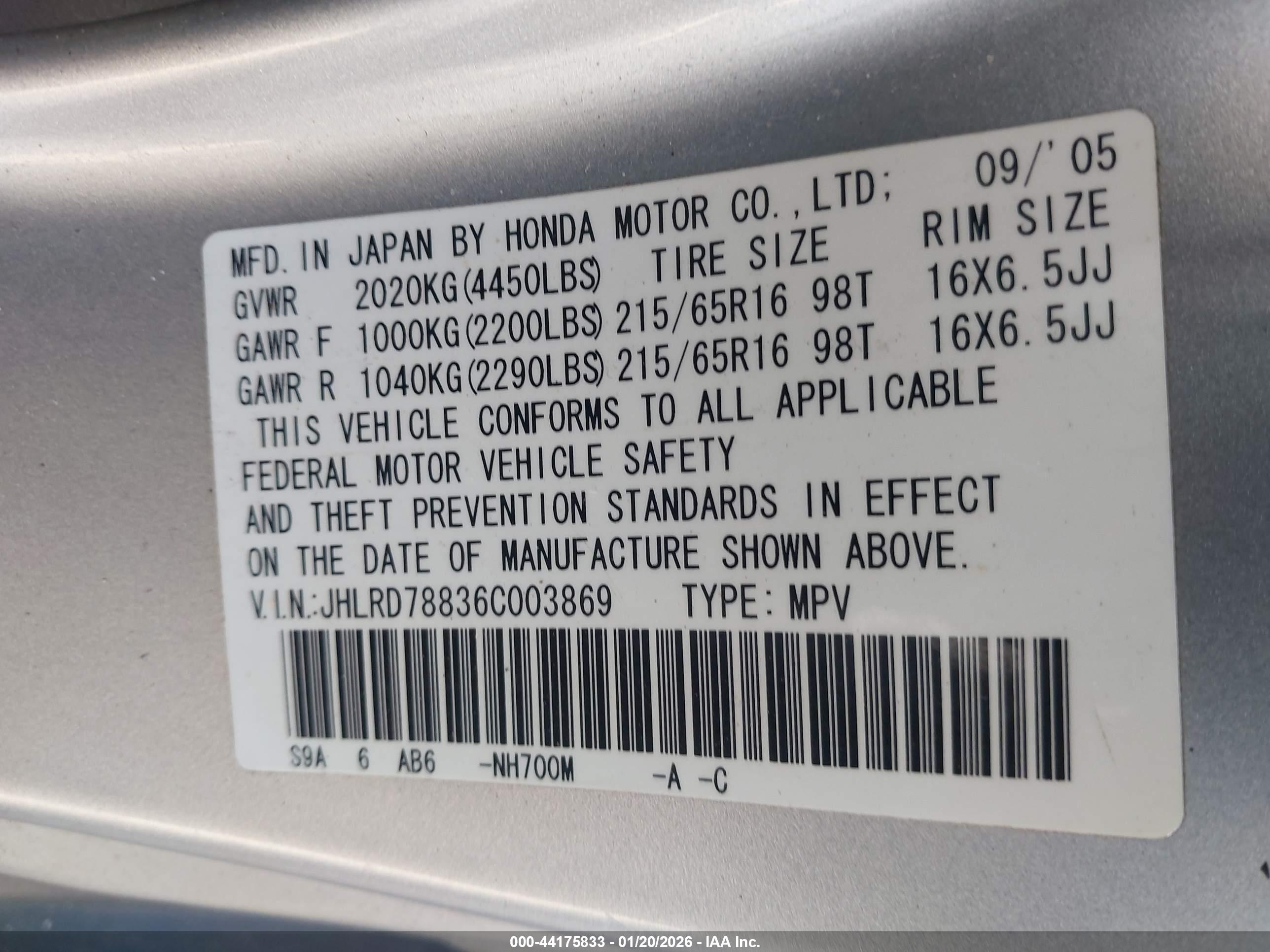 HONDA CR-V image 9