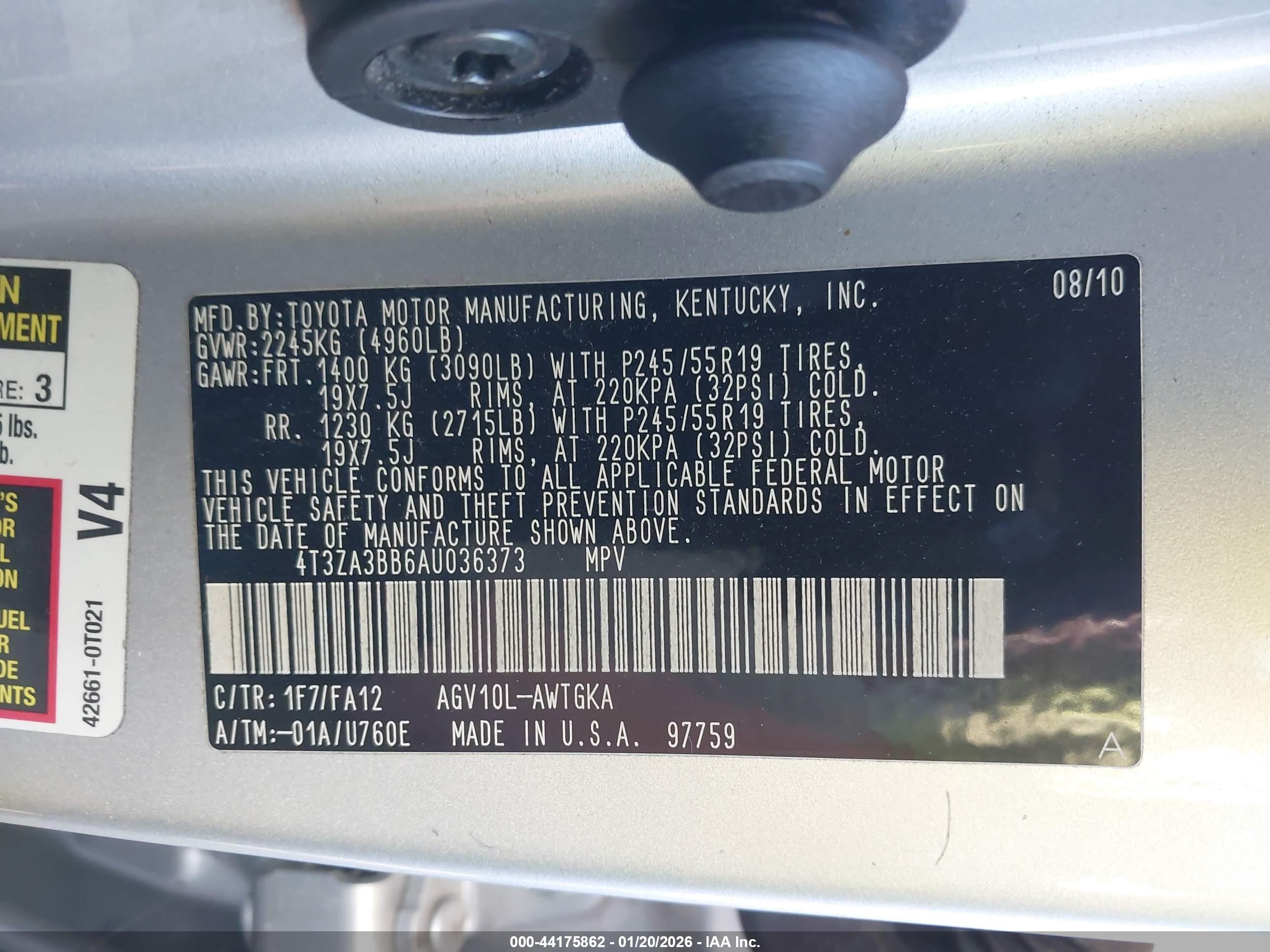 TOYOTA VENZA image 9