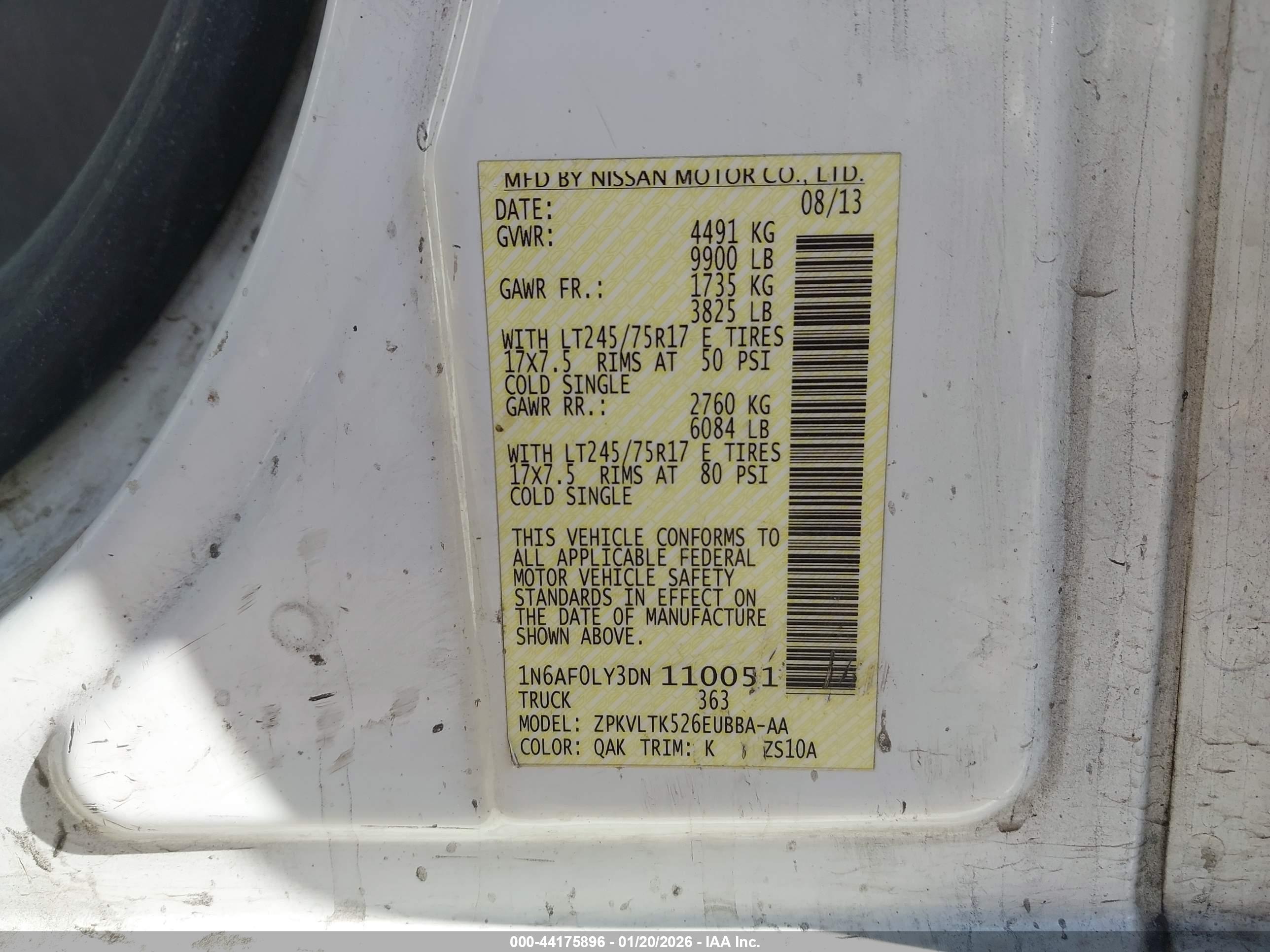 NISSAN NV image 9