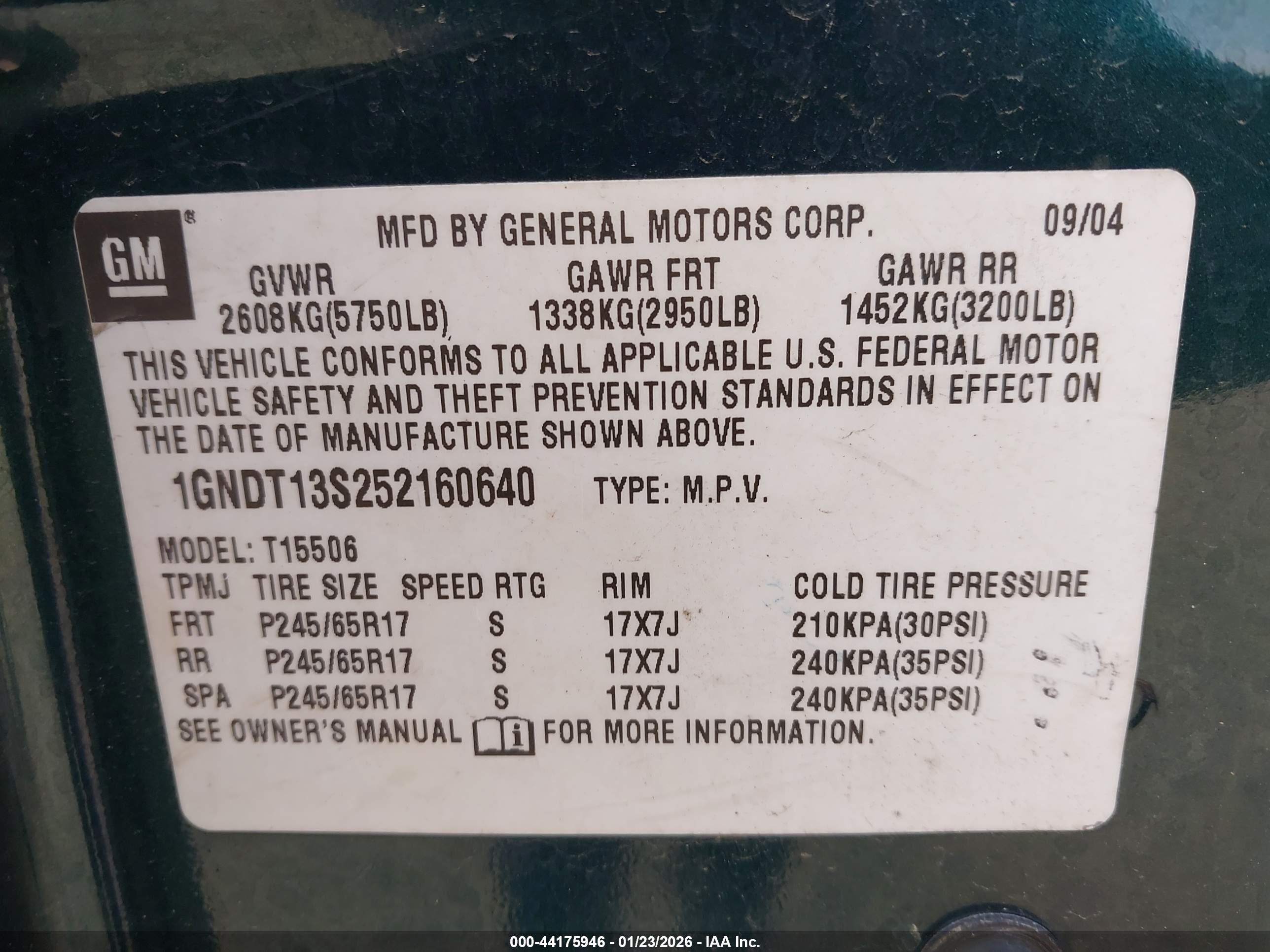 CHEVROLET TRAILBLAZER image 9