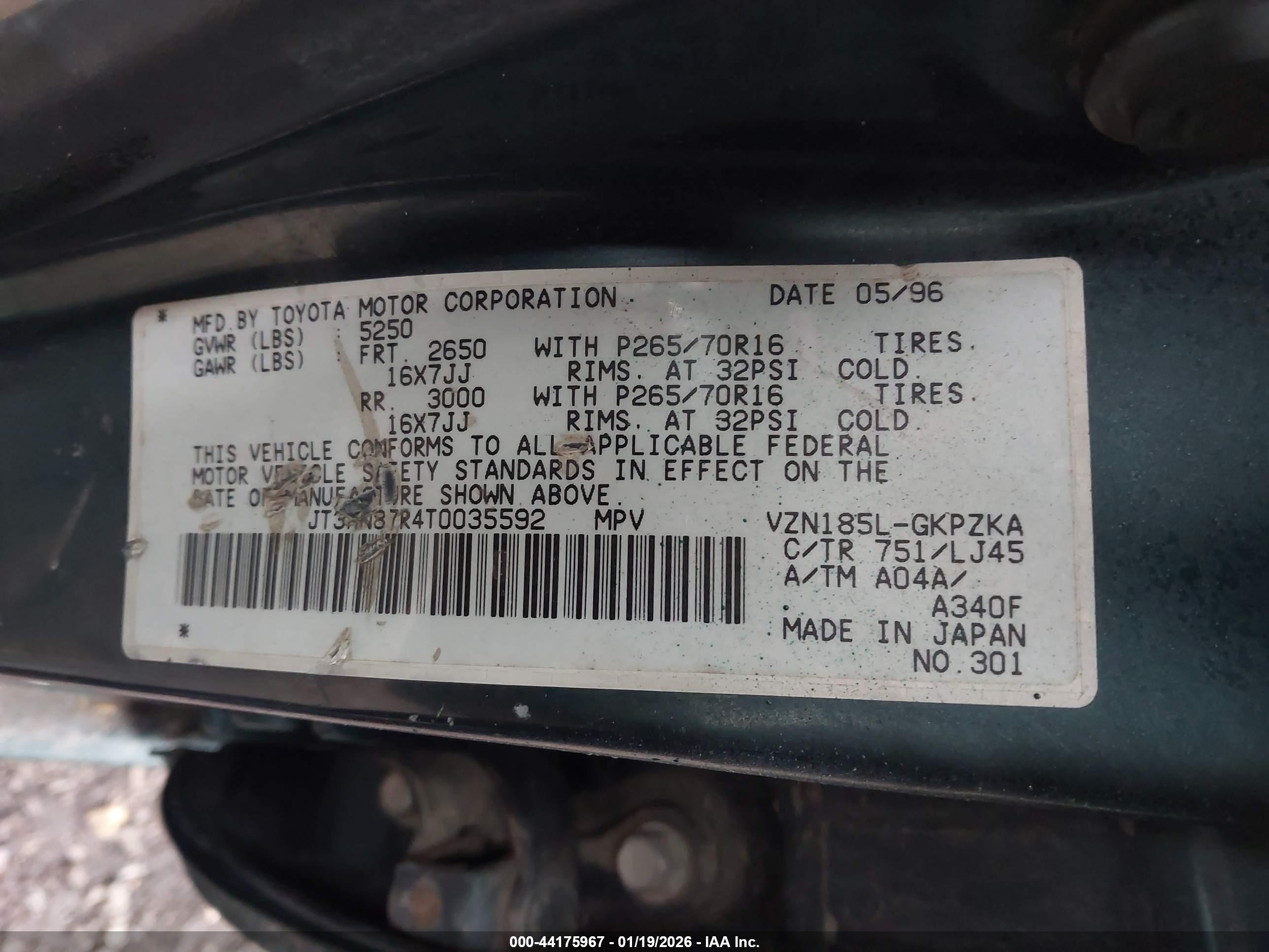 TOYOTA 4RUNNER image 9