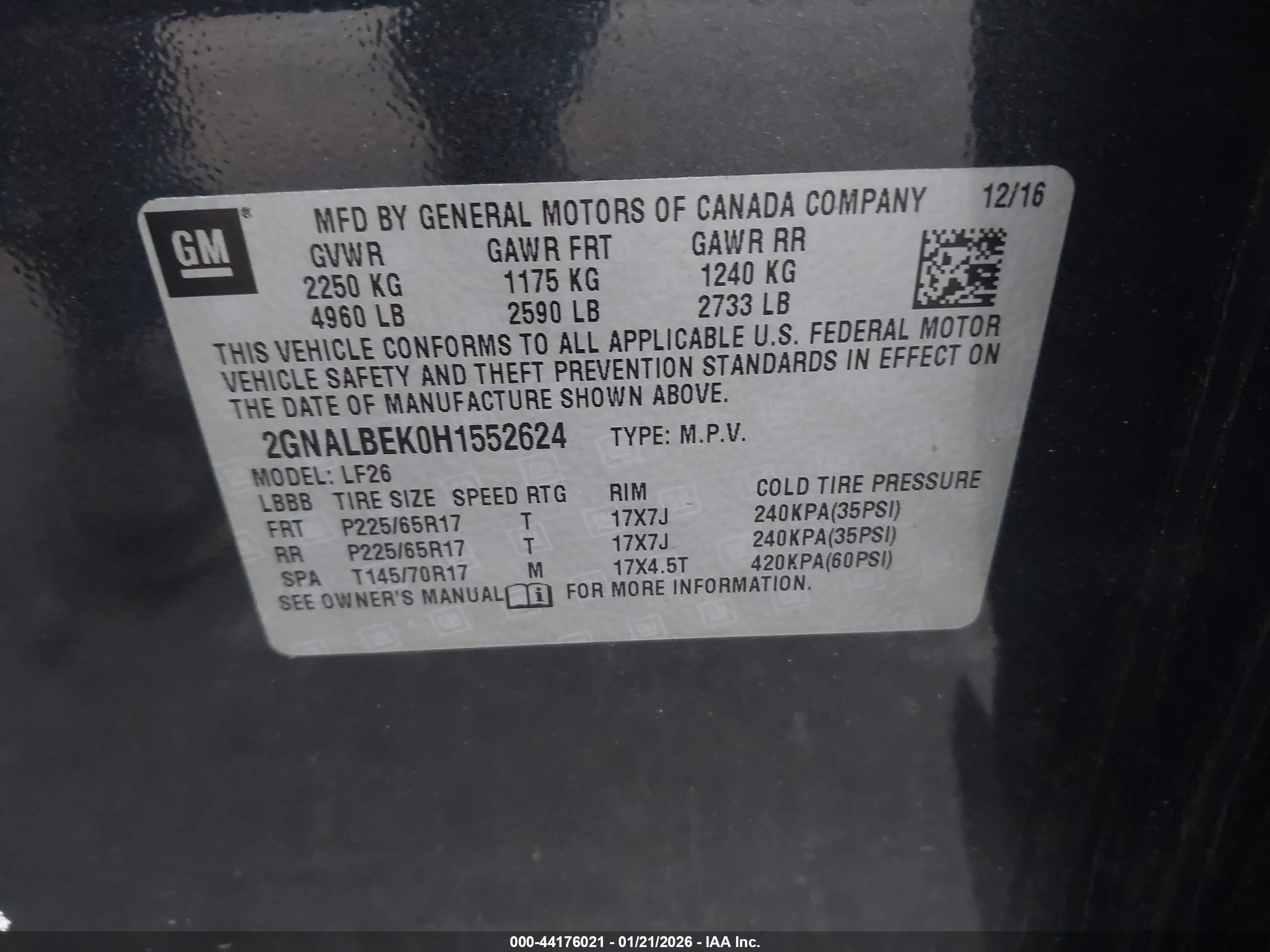 CHEVROLET EQUINOX image 9