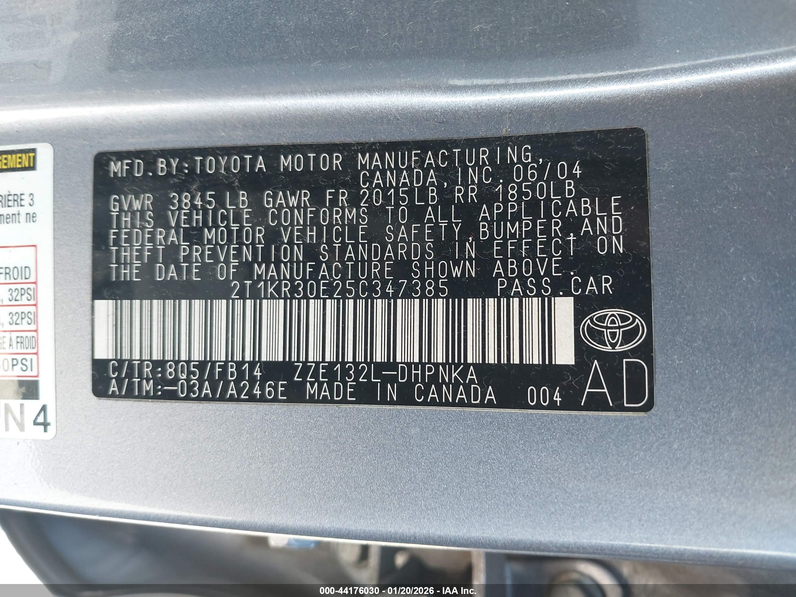 TOYOTA MATRIX image 9