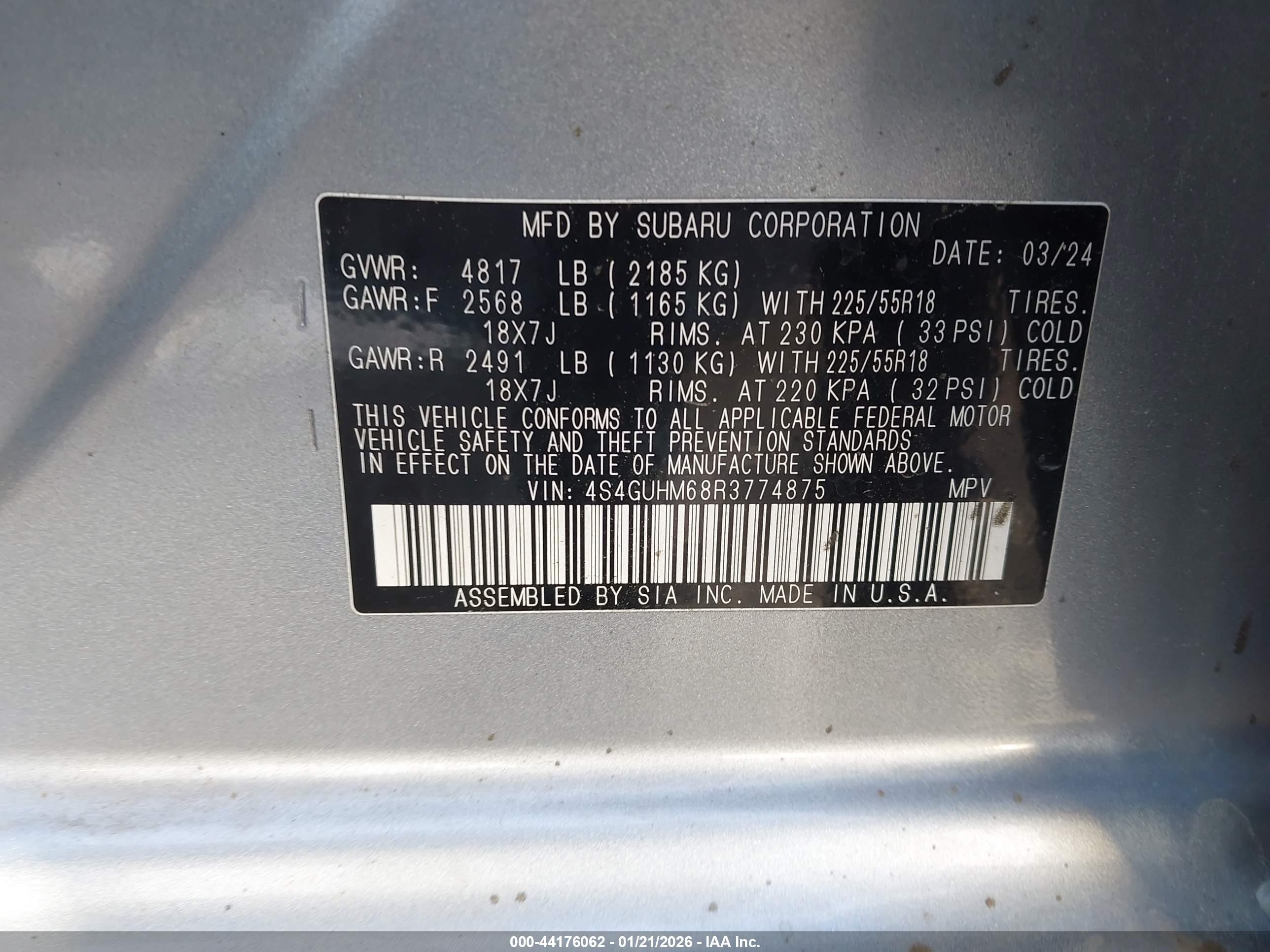 SUBARU CROSSTREK image 9